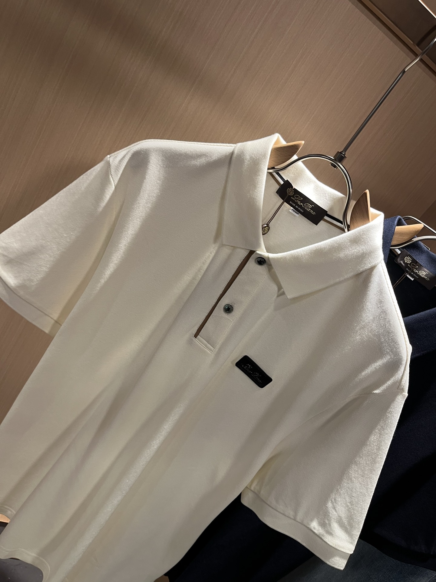 Loro Piana诺悠翩雅 2025春夏男士Polo衫，最新的贸易订单短袖T恤，全品相！！网红款！采用