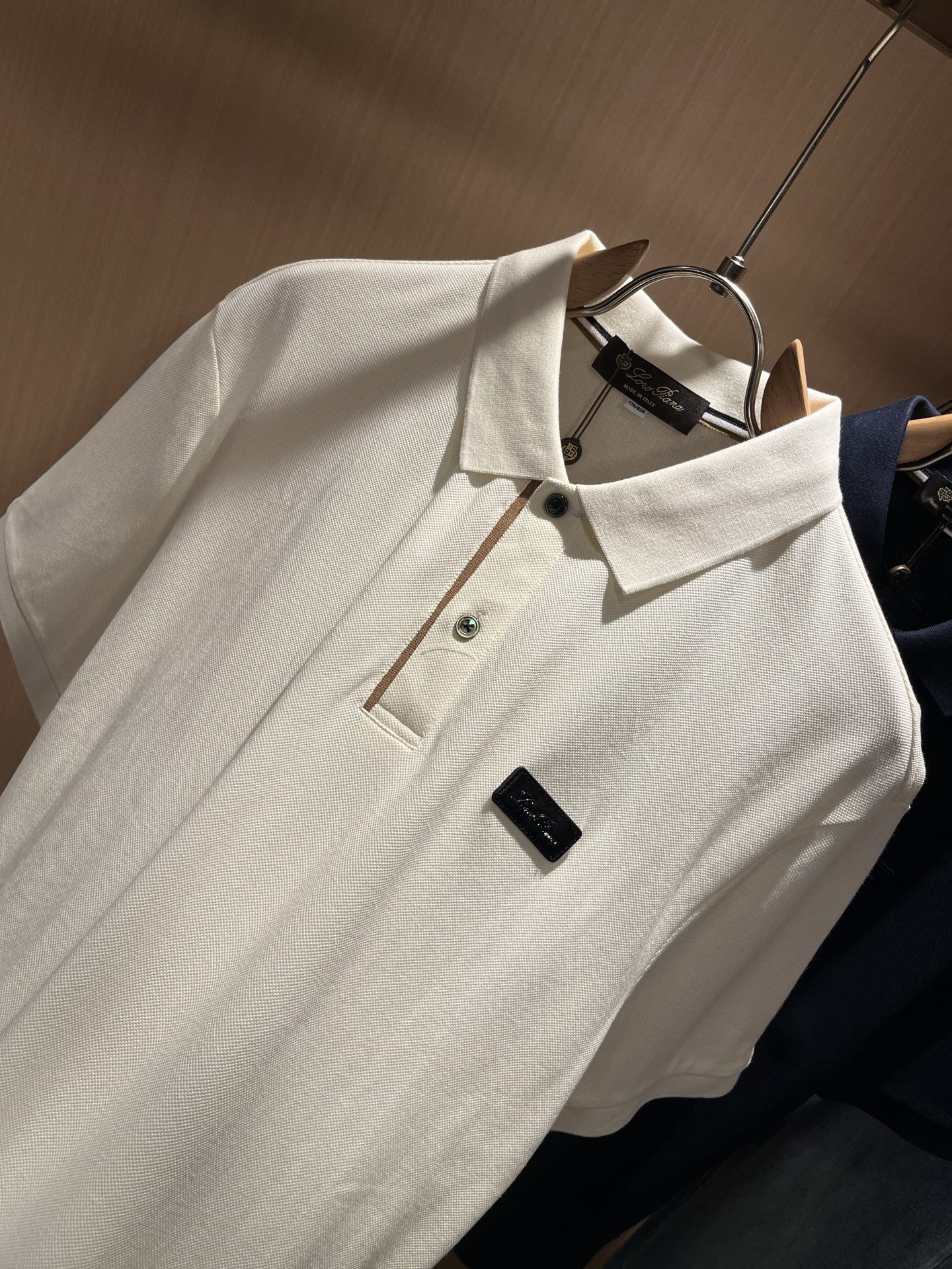 Loro Piana诺悠翩雅 2025春夏男士Polo衫，最新的贸易订单短袖T恤，全品相！！网红款！采用