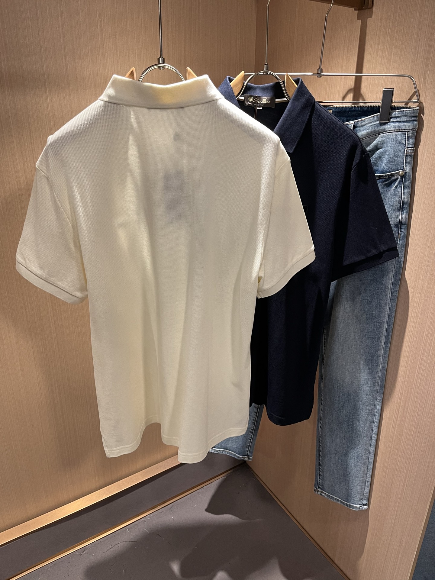 Loro Piana诺悠翩雅 2025春夏男士Polo衫，最新的贸易订单短袖T恤，全品相！！网红款！采用