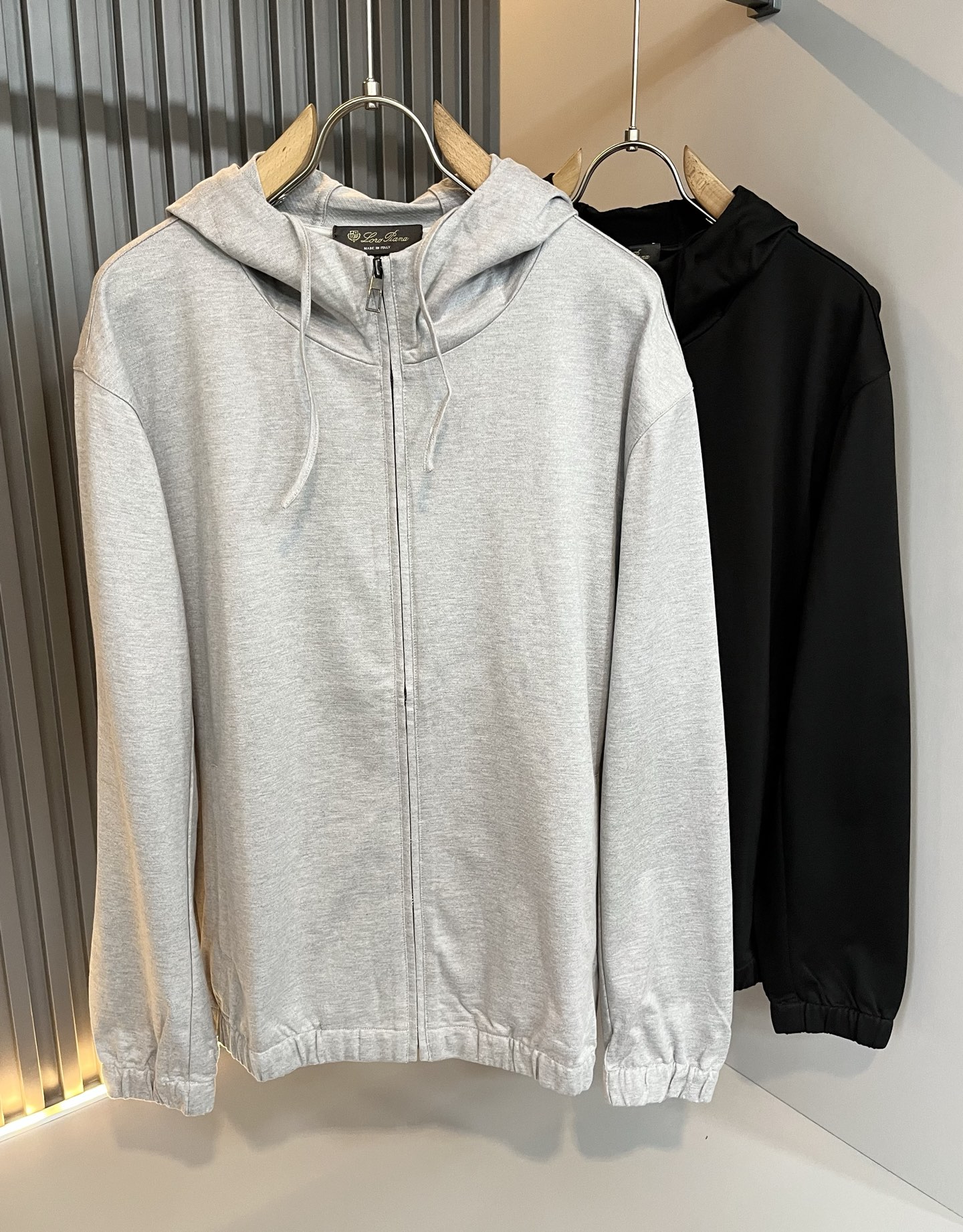 Sweat à capuche Loro Piana en coton pur pour hommes, automne/hiver 2025