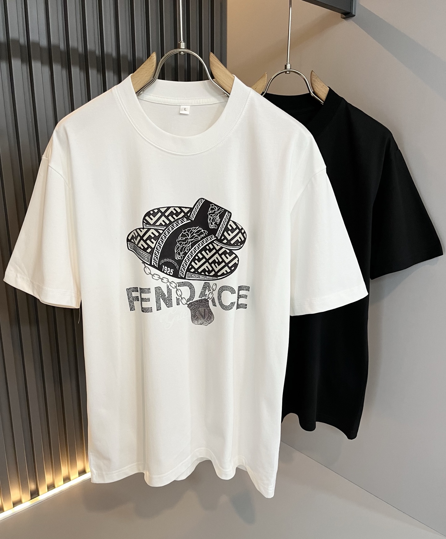 T-shirt Fendi FF Unisexe en Coton Premium | Collection Printemps/Été 2025