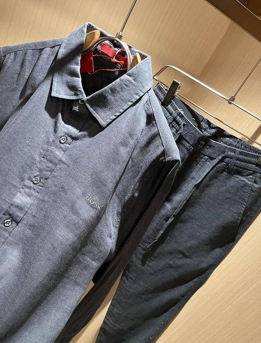 HUGO BOSS осеннезимние новые повседневные мужские костюмы hugo Boss 2025 ... HUGO BOSS осеннезимние новые повседневные мужские костюмы hugo Boss 2025 ...