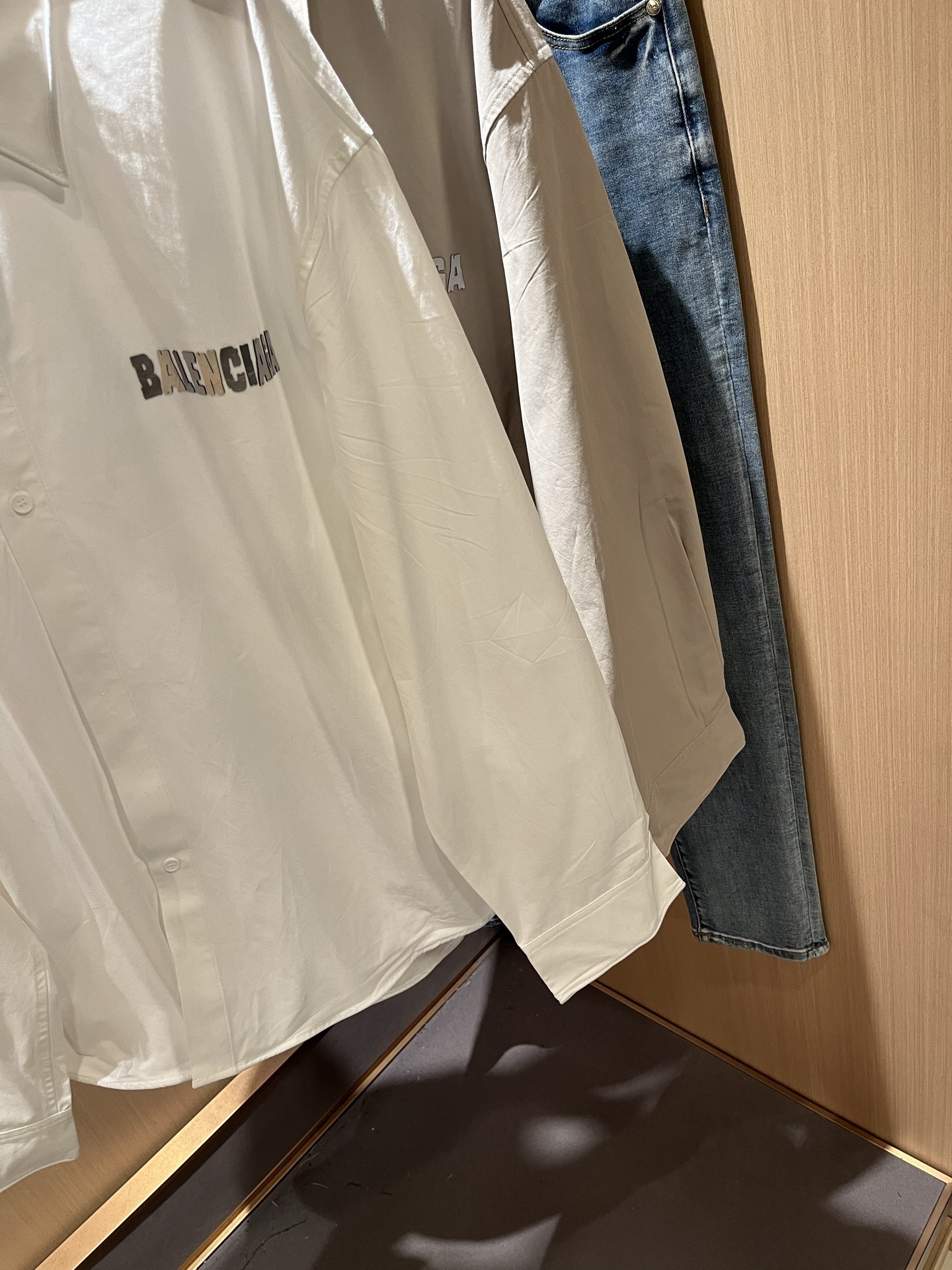 BALENCI*GA巴黎*家 2025秋季新款男女同款👫衬衣，走秀图案印花时尚休闲衬衣，标志logo图案