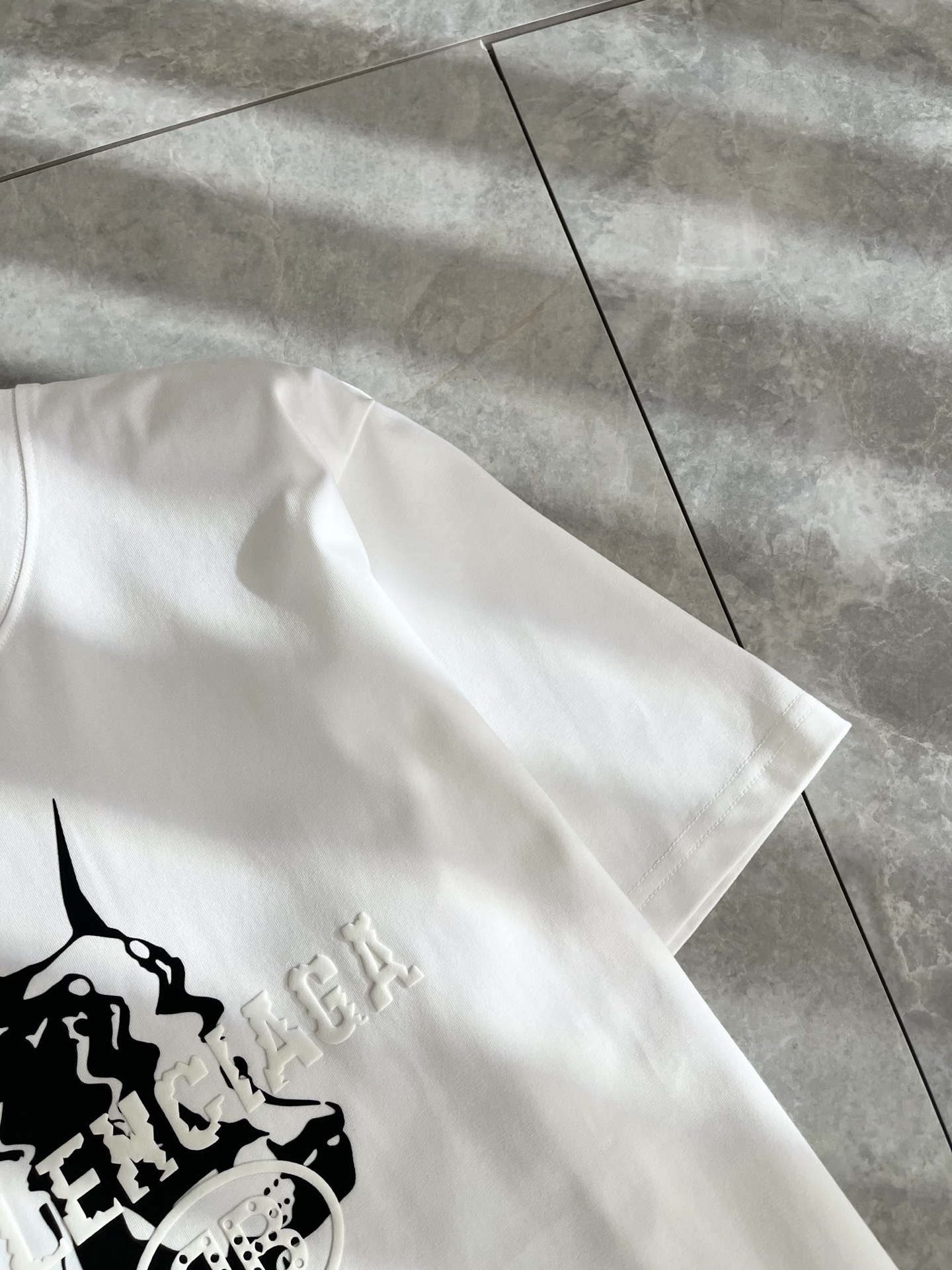 BALENCI*GA巴黎*家 2025春夏新款男女同款👫短袖T恤！走秀图案印花时尚休闲短袖T恤衫！设计l