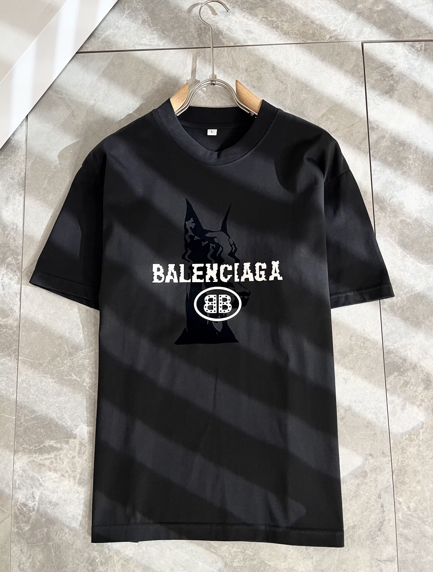 BALENCI*GA巴黎*家 2025春夏新款男女同款👫短袖T恤！走秀图案印花时尚休闲短袖T恤衫！设计l