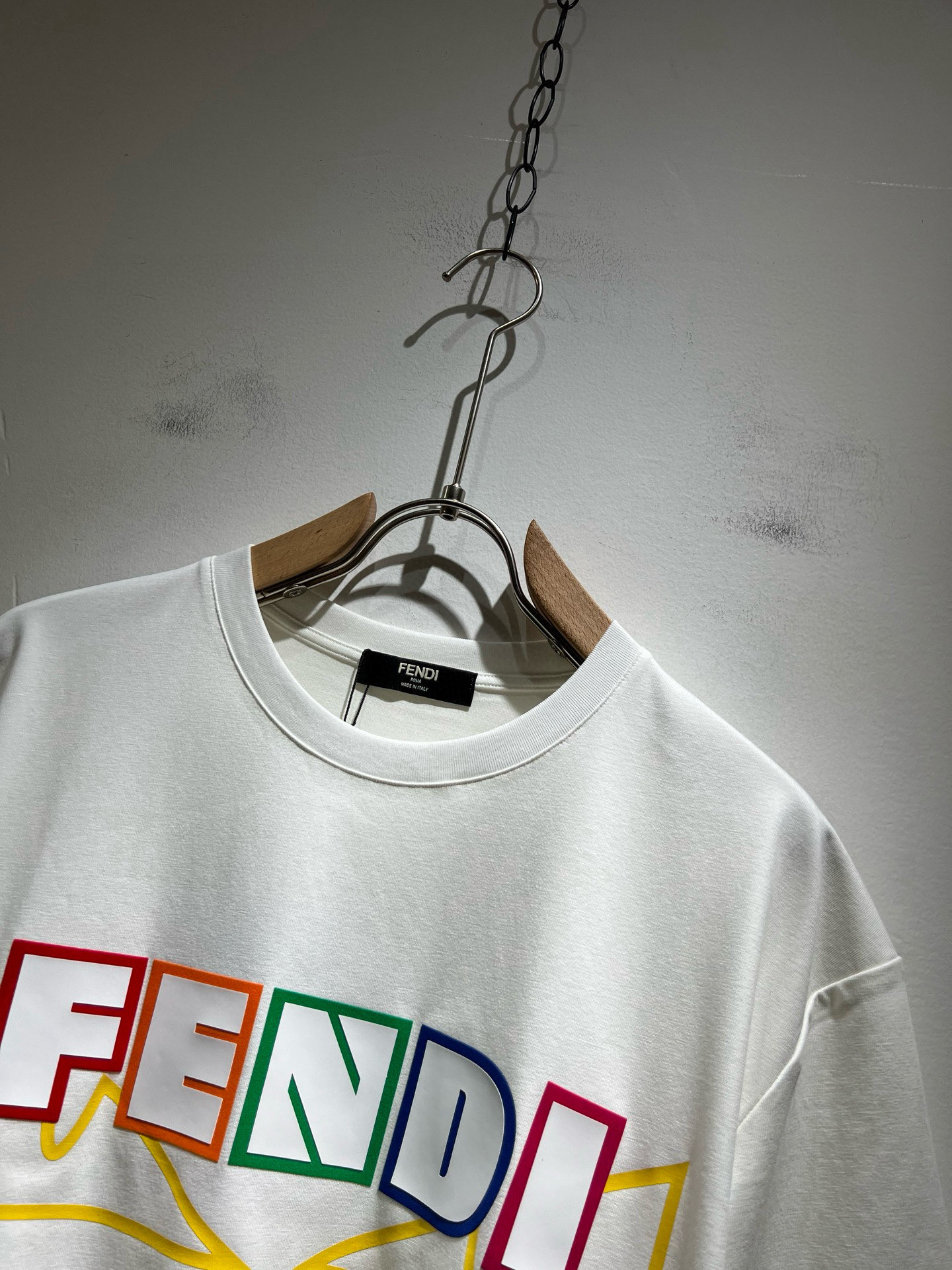 FEN*I 芬*迪2025春夏新款FD家族FF男女同款👫短袖T恤，男女同款👫百搭极简短袖。意大利原厂订单