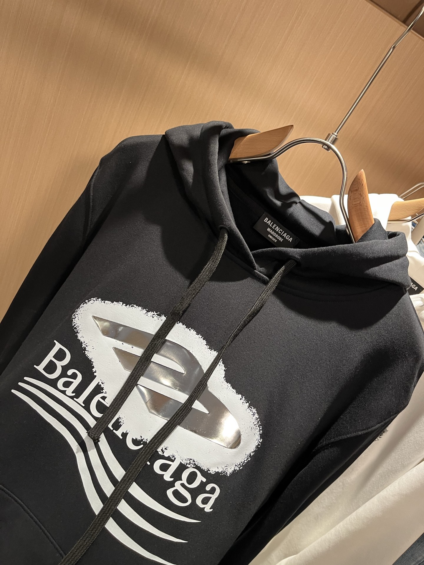 BALENCIA*巴黎*家 2025秋冬最新款连帽百搭卫衣，男女同款👫❤️经典标志图案字母logo图案压