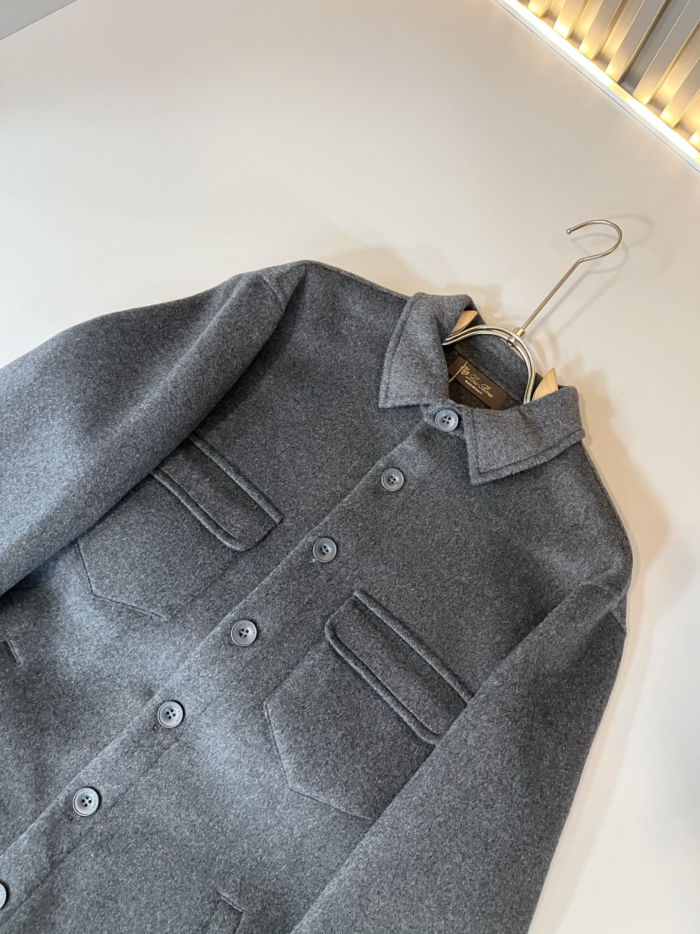 Loro Piana诺悠翩雅 2025秋冬新品男士休闲夹克外套，外贸公司订单！客供羊毛呢材质，经典的专有