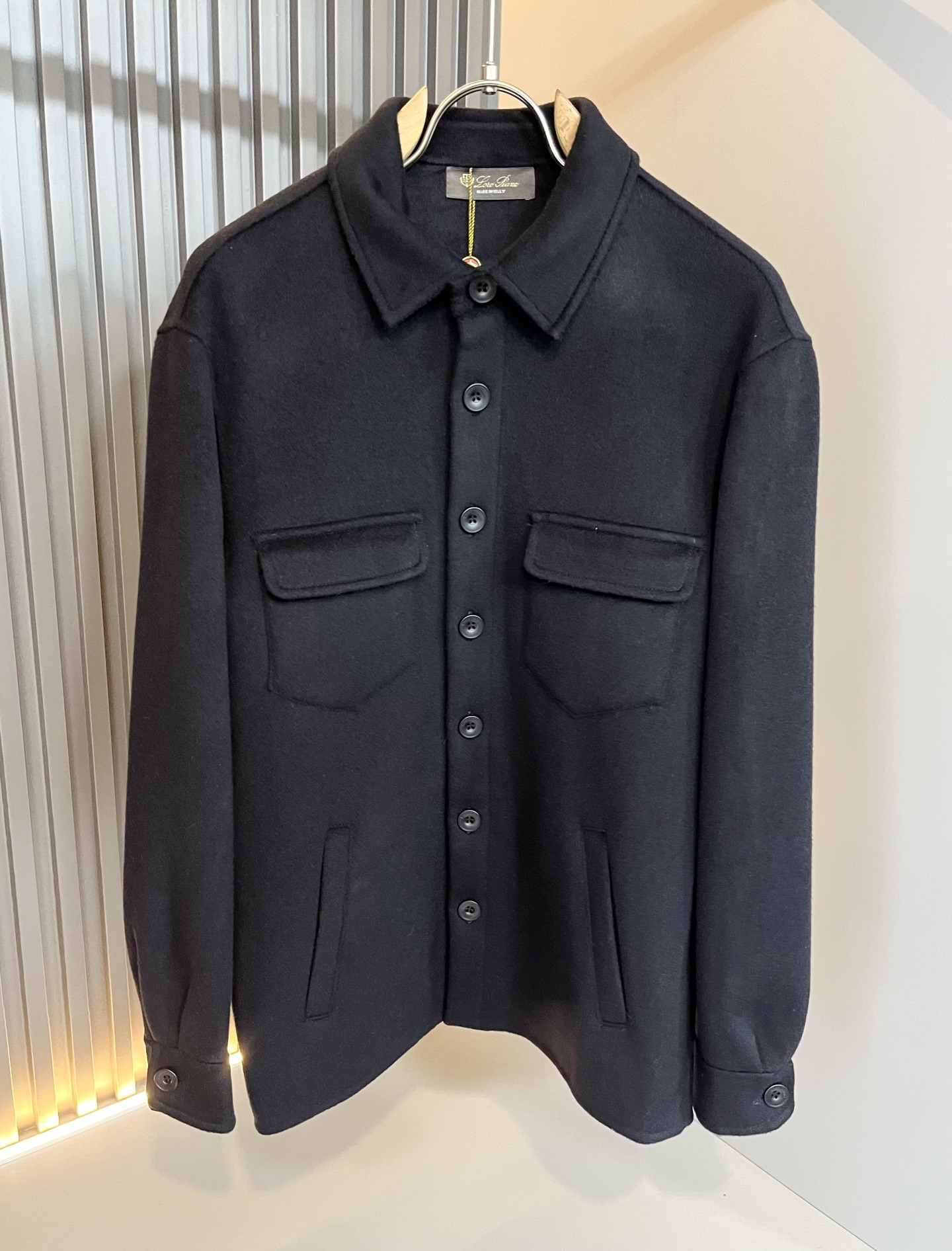 Loro Piana诺悠翩雅 2025秋冬新品男士休闲夹克外套，外贸公司订单！客供羊毛呢材质，经典的专有