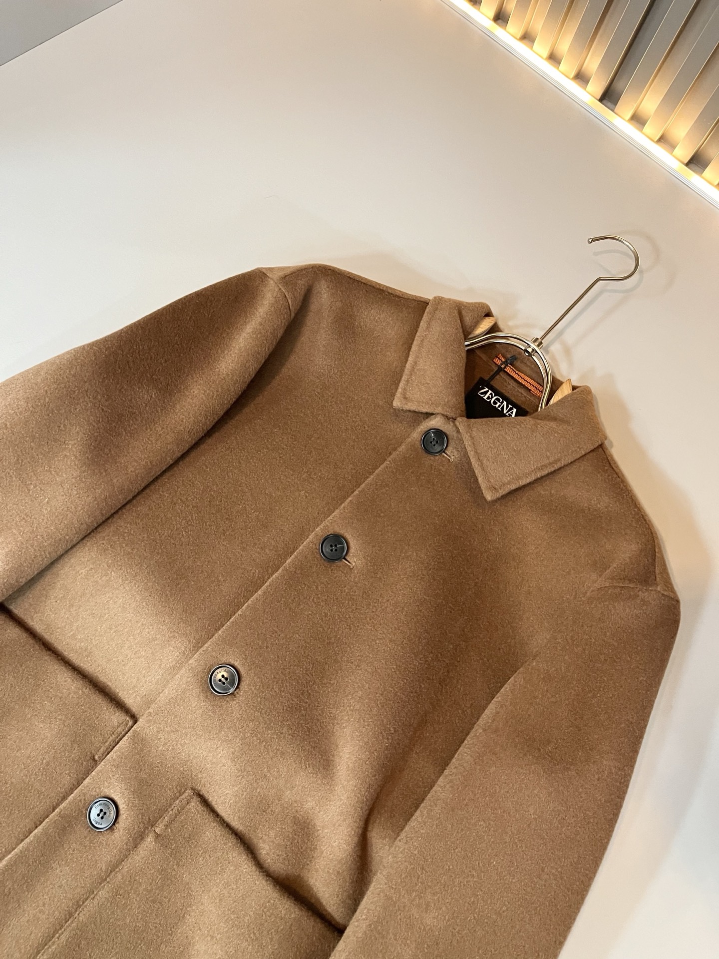 Ermenegildo Zeg*a杰*亚 2025秋冬新款男士夹克外套，外贸公司订单！客供羊毛呢材质，是