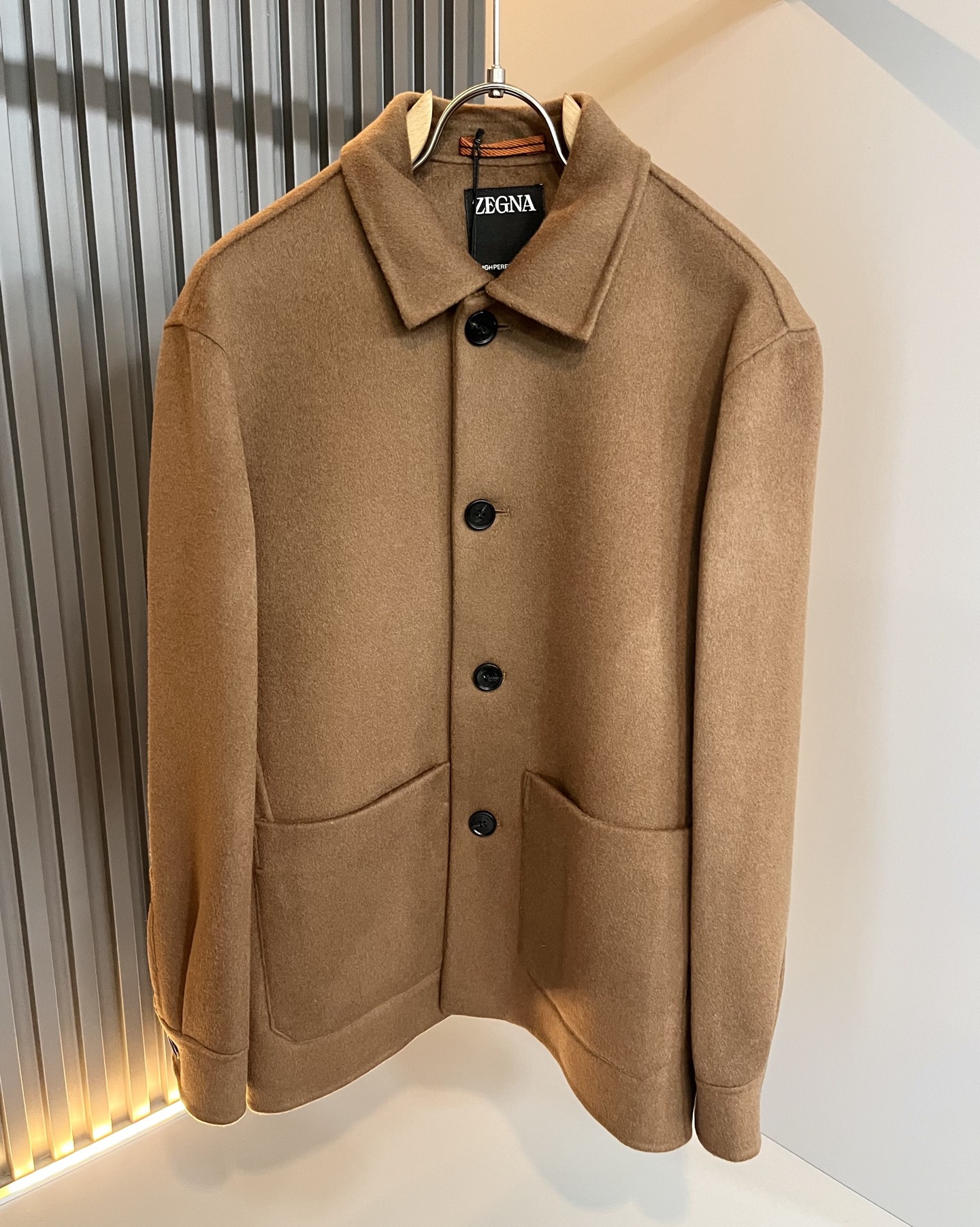 Ermenegildo Zeg*a杰*亚 2025秋冬新款男士夹克外套，外贸公司订单！客供羊毛呢材质，是