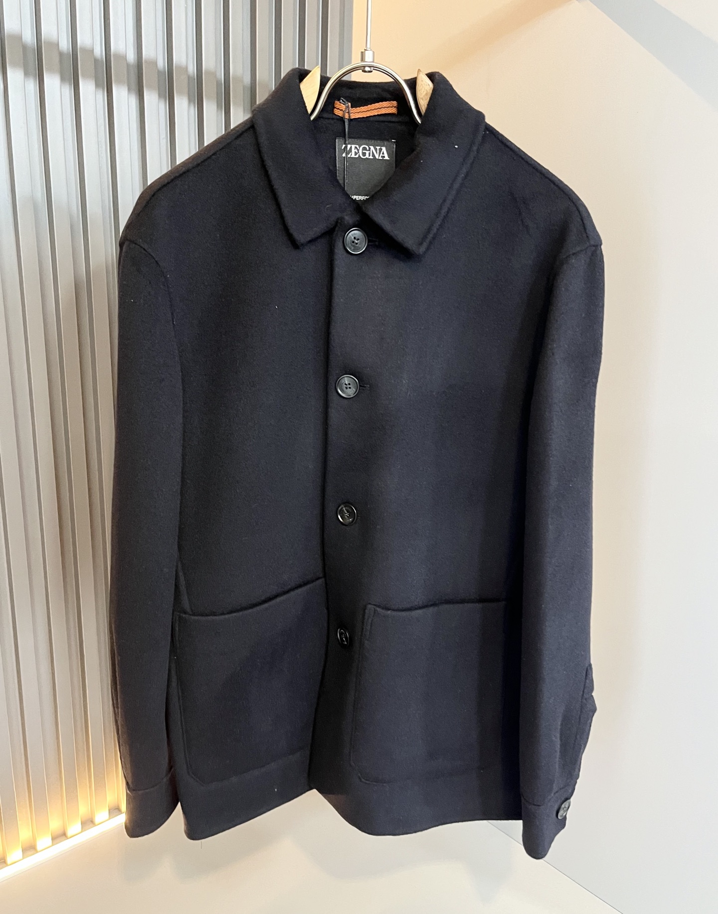 Ermenegildo Zeg*a杰*亚 2025秋冬新款男士夹克外套，外贸公司订单！客供羊毛呢材质，是