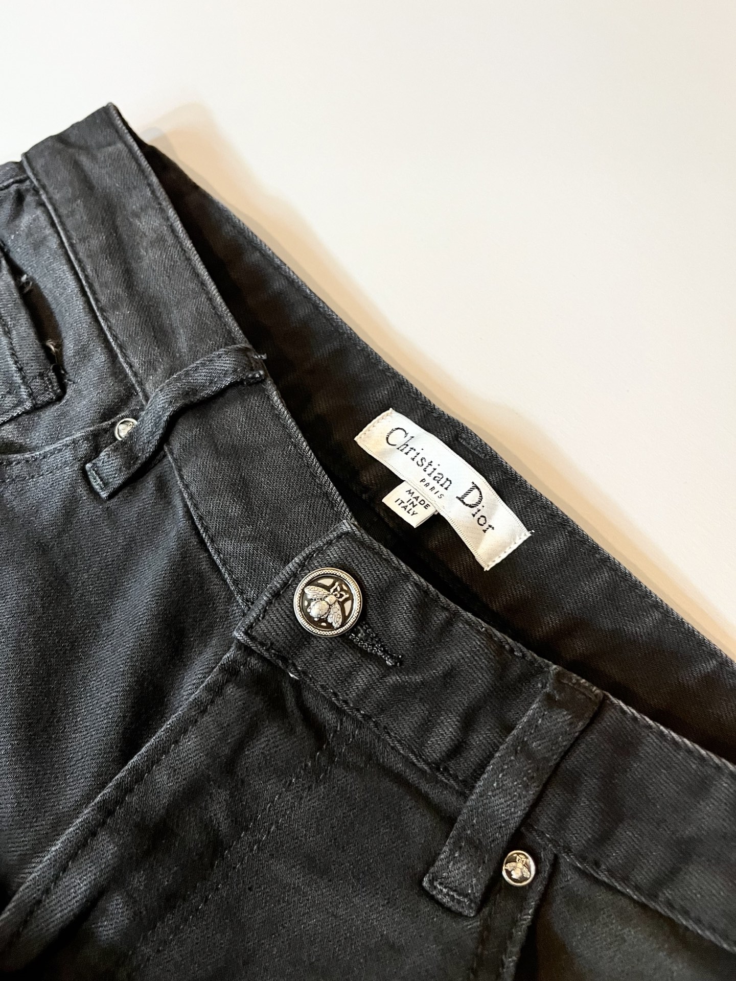 Dio*r 迪家 2025秋冬男士水洗小直筒牛仔裤！贸易公司渠道牛货，品相超赞，时尚圈万能的百搭裤王，欧