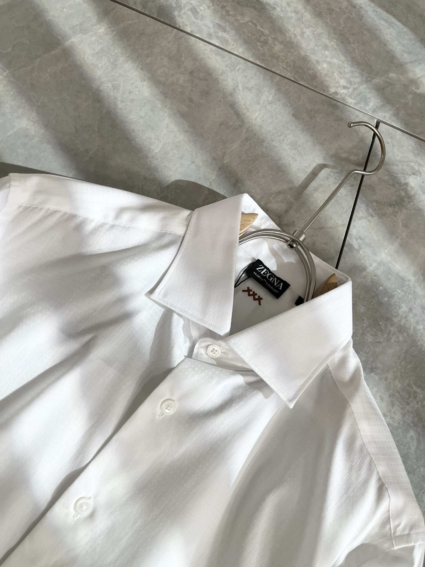 Ermenegildo Zeg*a杰*亚 2025早秋新款男士衬衣，外贸公司订单！客供府绸棉材质，是杰尼