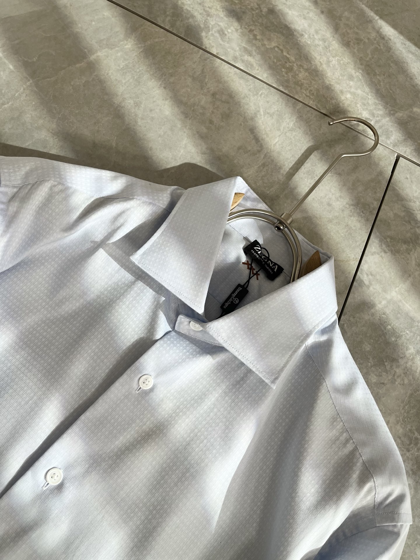 Ermenegildo Zeg*a杰*亚 2025早秋新款男士衬衣，外贸公司订单！客供府绸棉材质，是杰尼