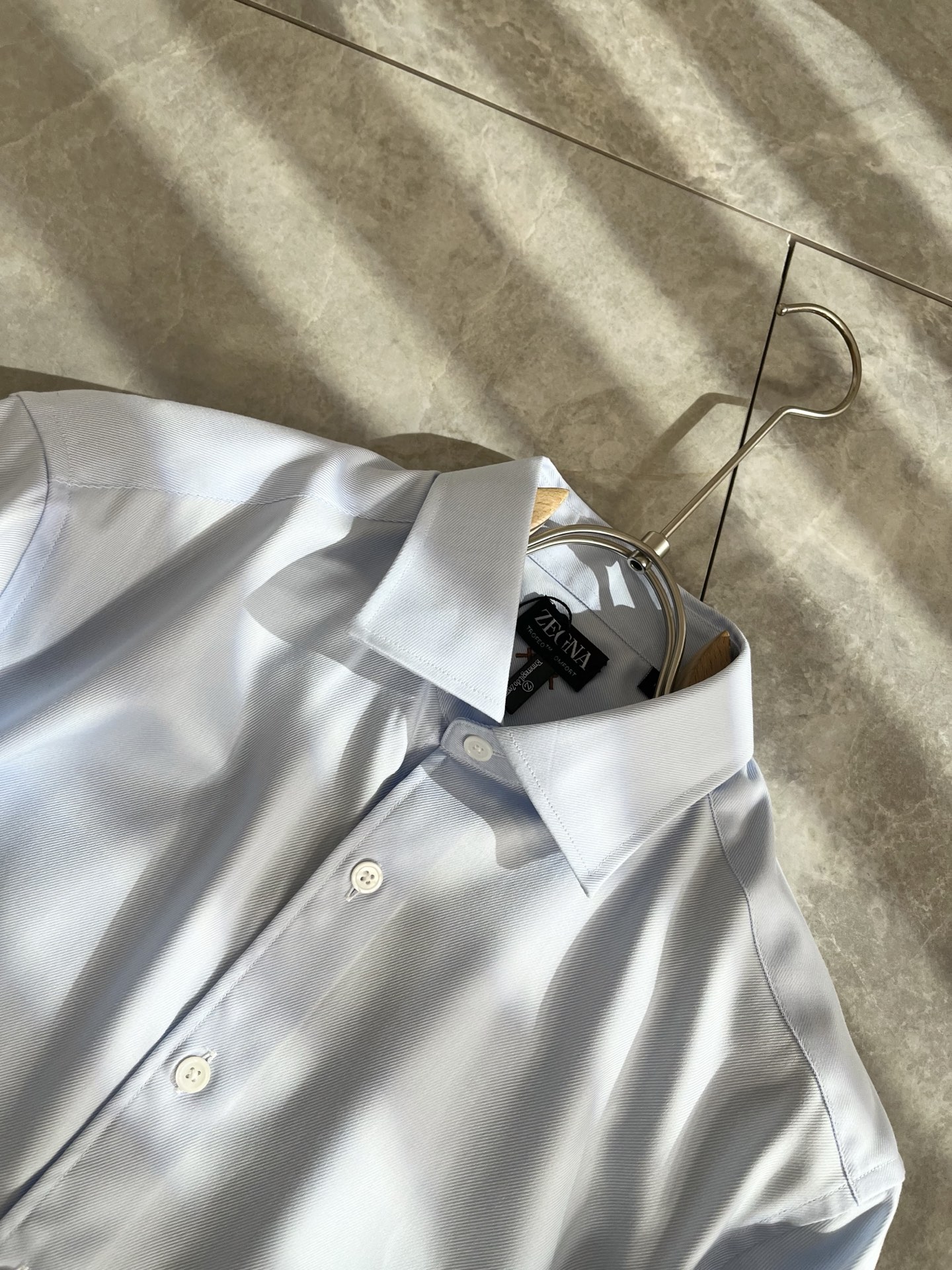 Ermenegildo Zeg*a杰*亚 2025早秋新款男士衬衣，外贸公司订单！客供府绸棉材质，是杰尼
