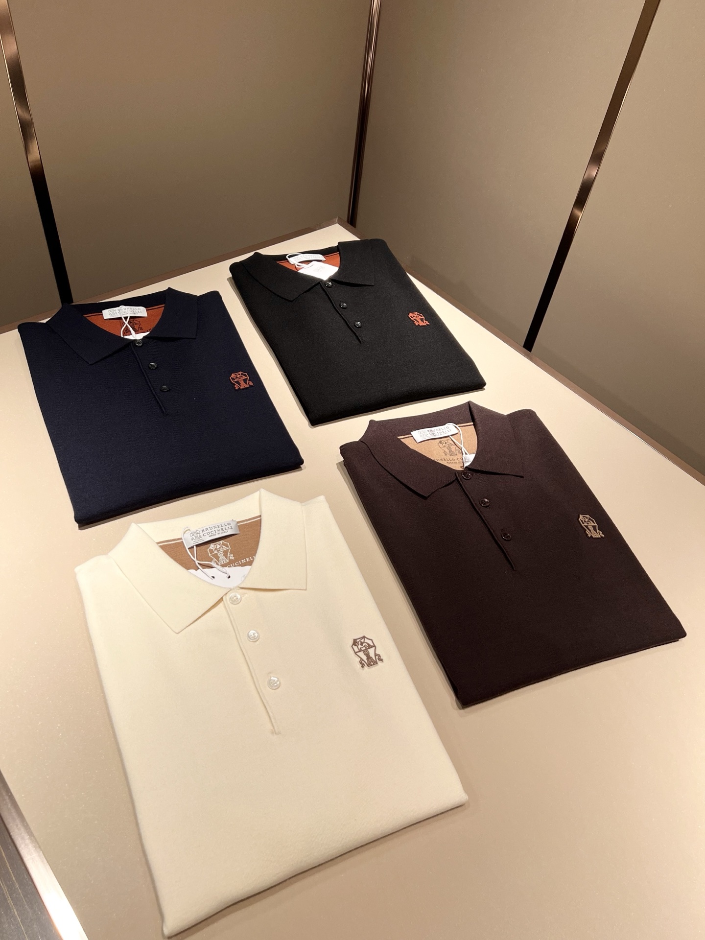 BC-Brunello Cucineli 2025秋季新款男士短袖针织Polo衫，众多明星都爱穿的时尚百