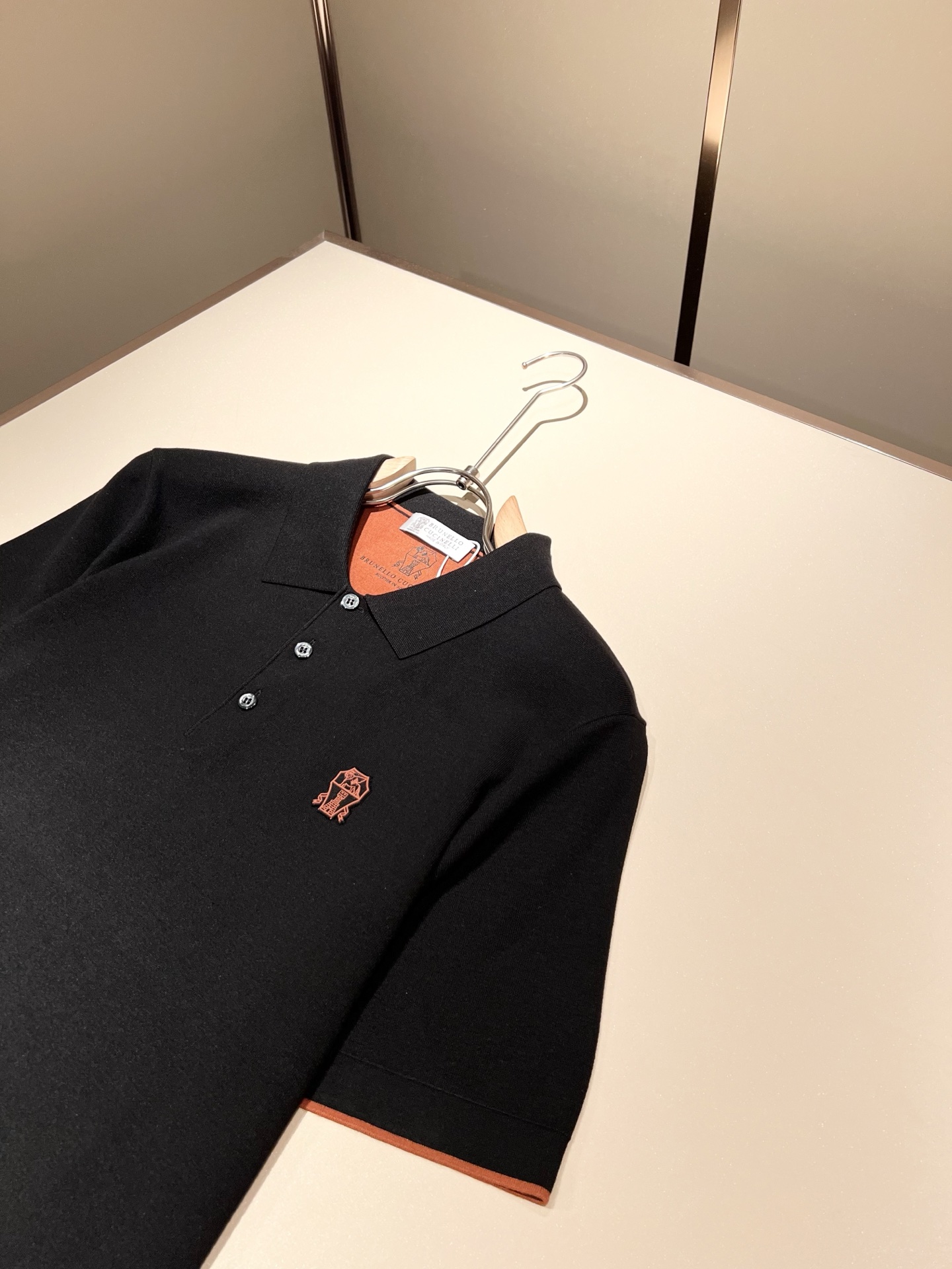 BC-Brunello Cucineli 2025秋季新款男士短袖针织Polo衫，众多明星都爱穿的时尚百