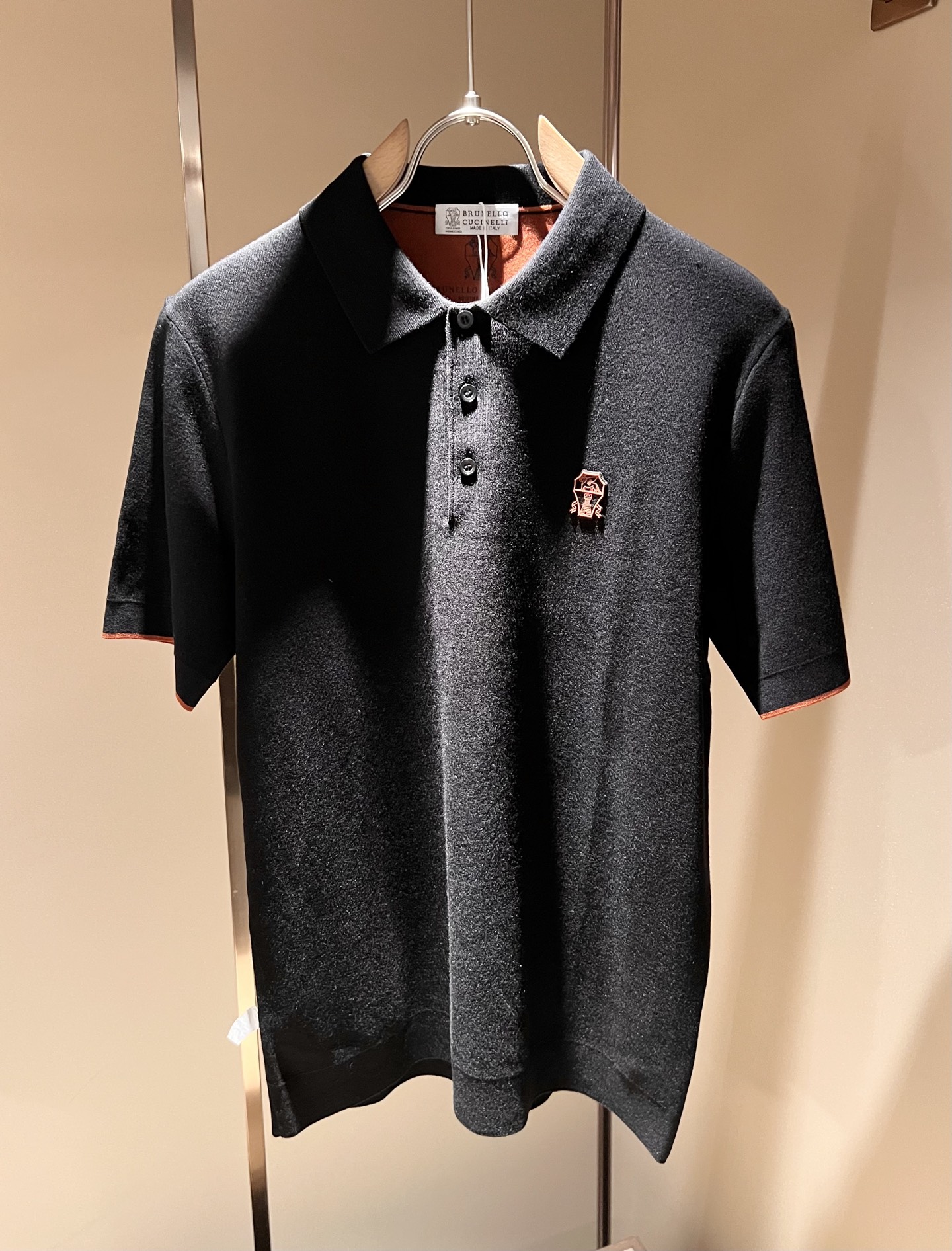 BC-Brunello Cucineli 2025秋季新款男士短袖针织Polo衫，众多明星都爱穿的时尚百