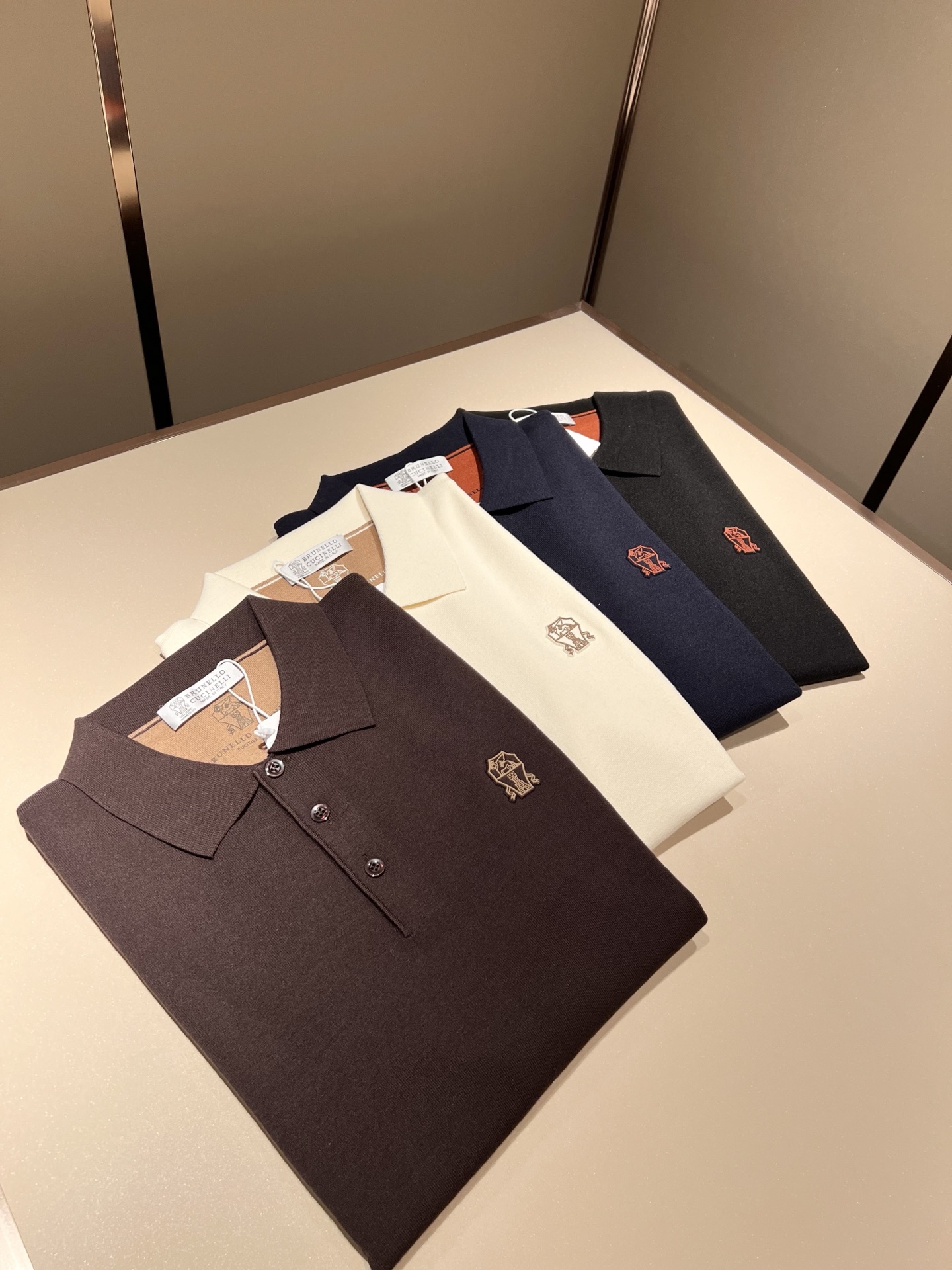 BC-Brunello Cucineli 2025秋季新款男士短袖针织Polo衫，众多明星都爱穿的时尚百