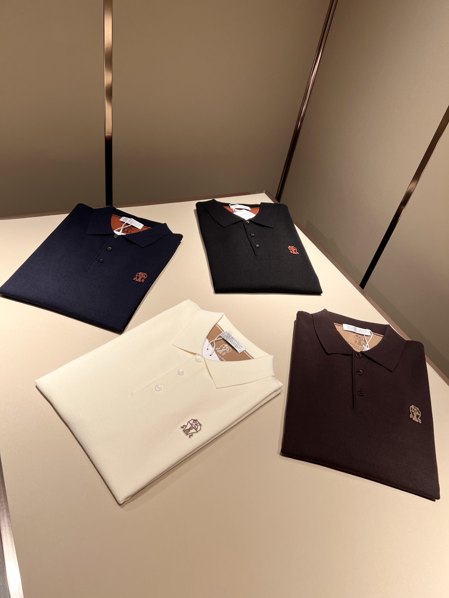 BC-Brunello Cucineli 2025秋季新款男士短袖针织Polo衫，众多明星都爱穿的时尚百