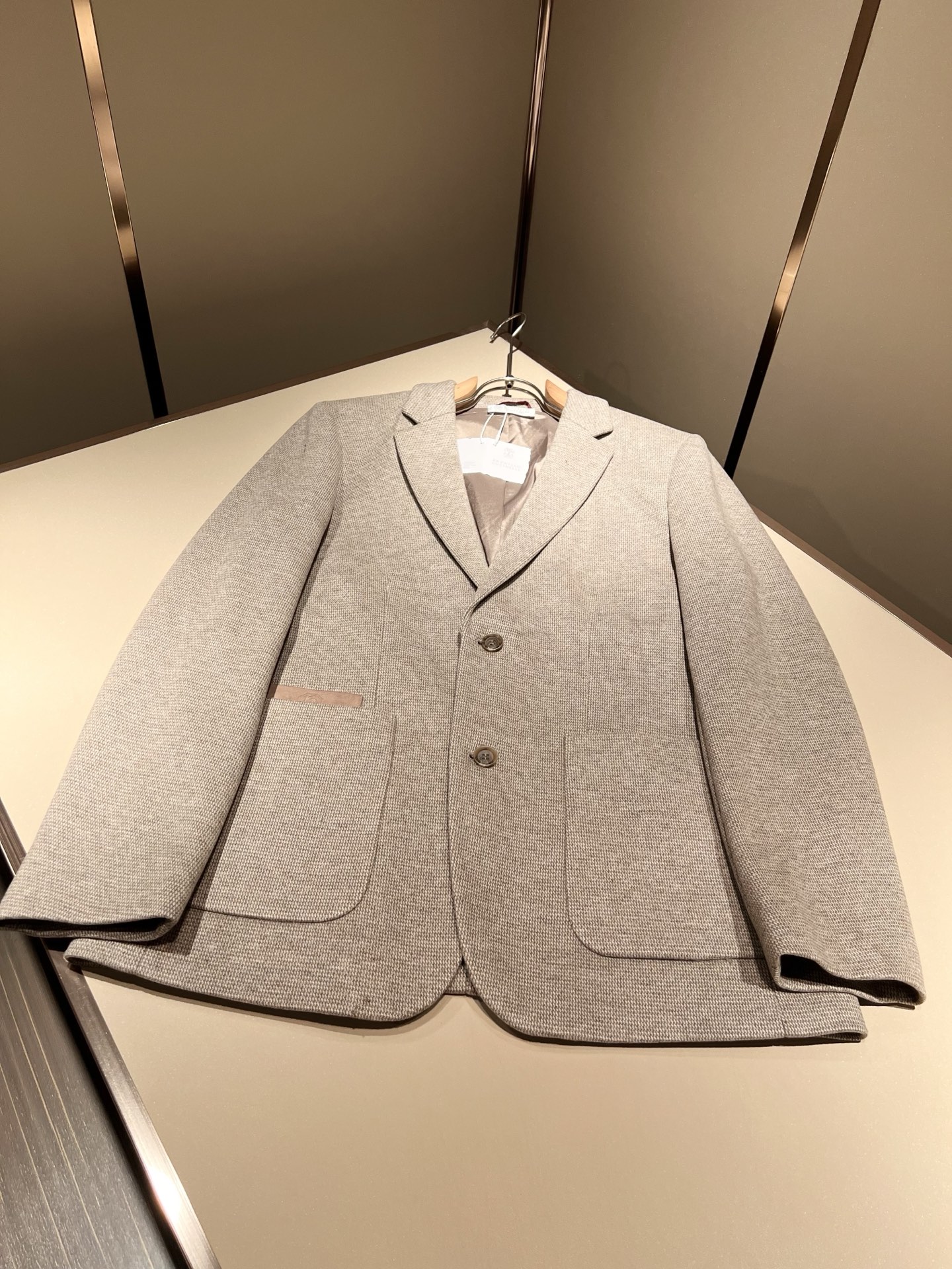BC-Brunello Cucineli 2025秋冬新款男士羊毛呢夹克西装外套，众多明星都爱穿的时尚百