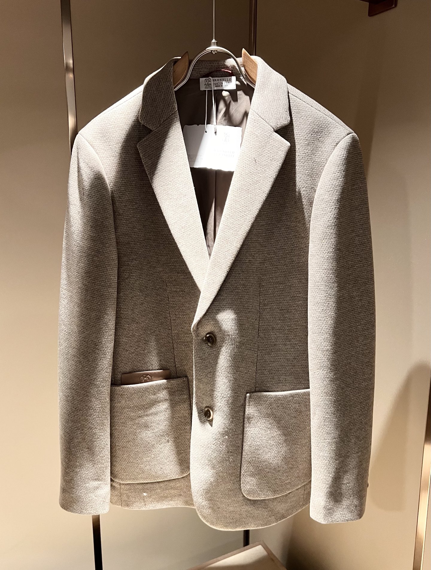 BC-Brunello Cucineli 2025秋冬新款男士羊毛呢夹克西装外套，众多明星都爱穿的时尚百