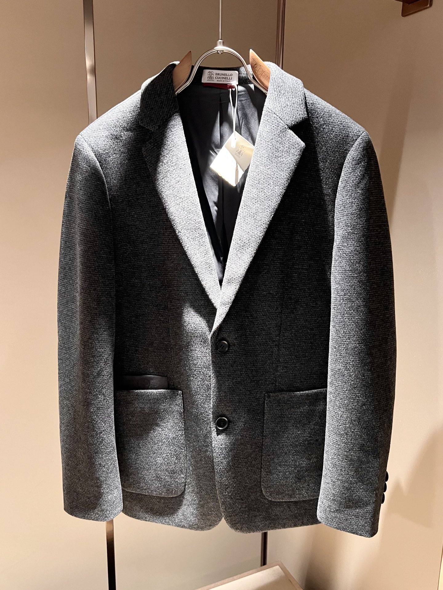 BC-Brunello Cucineli 2025秋冬新款男士羊毛呢夹克西装外套，众多明星都爱穿的时尚百