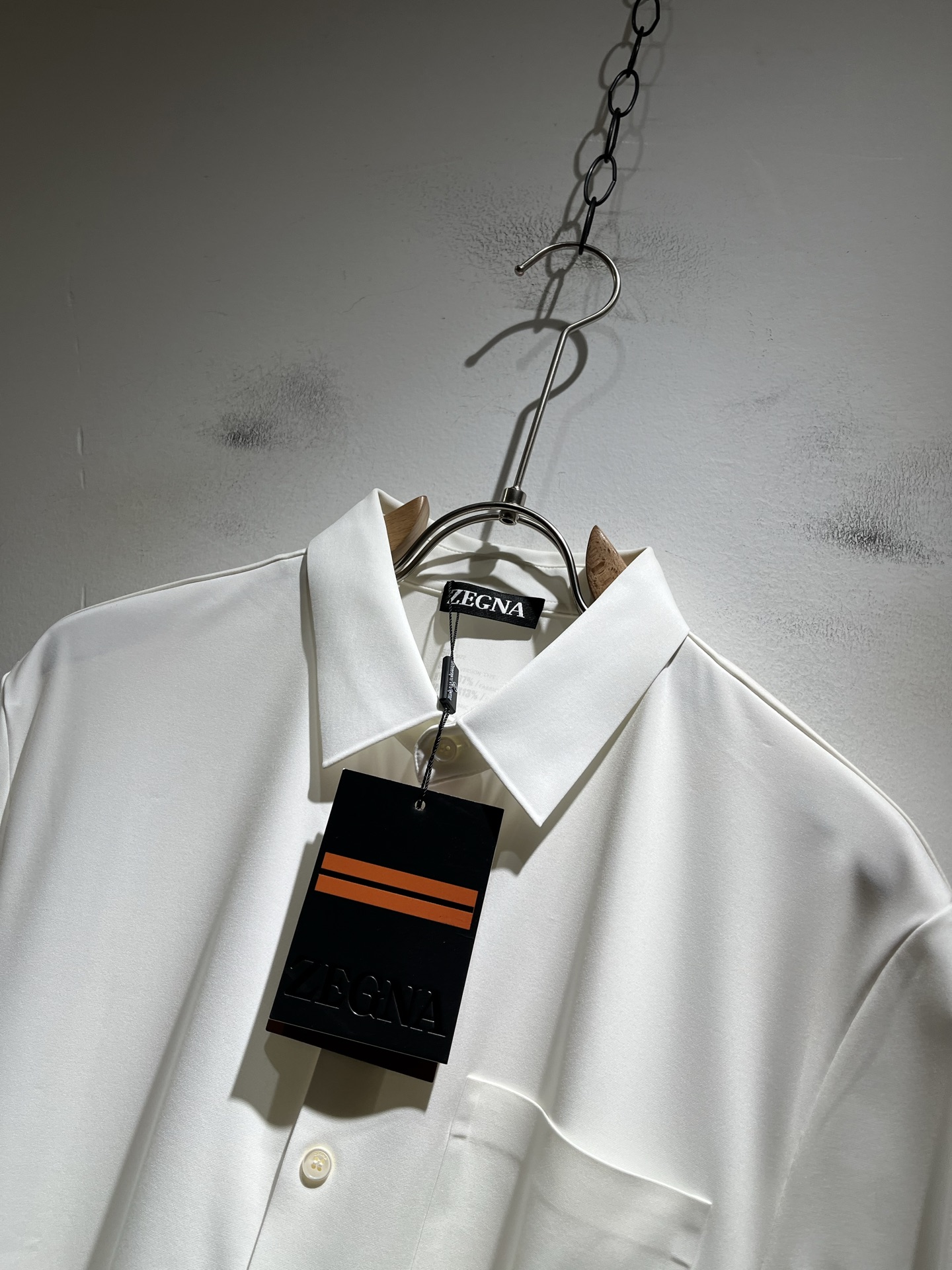 Ermenegildo Zeg*a杰*亚 2025春夏新品男士休闲短袖衬衣，外贸公司订单！是杰尼亚经典的