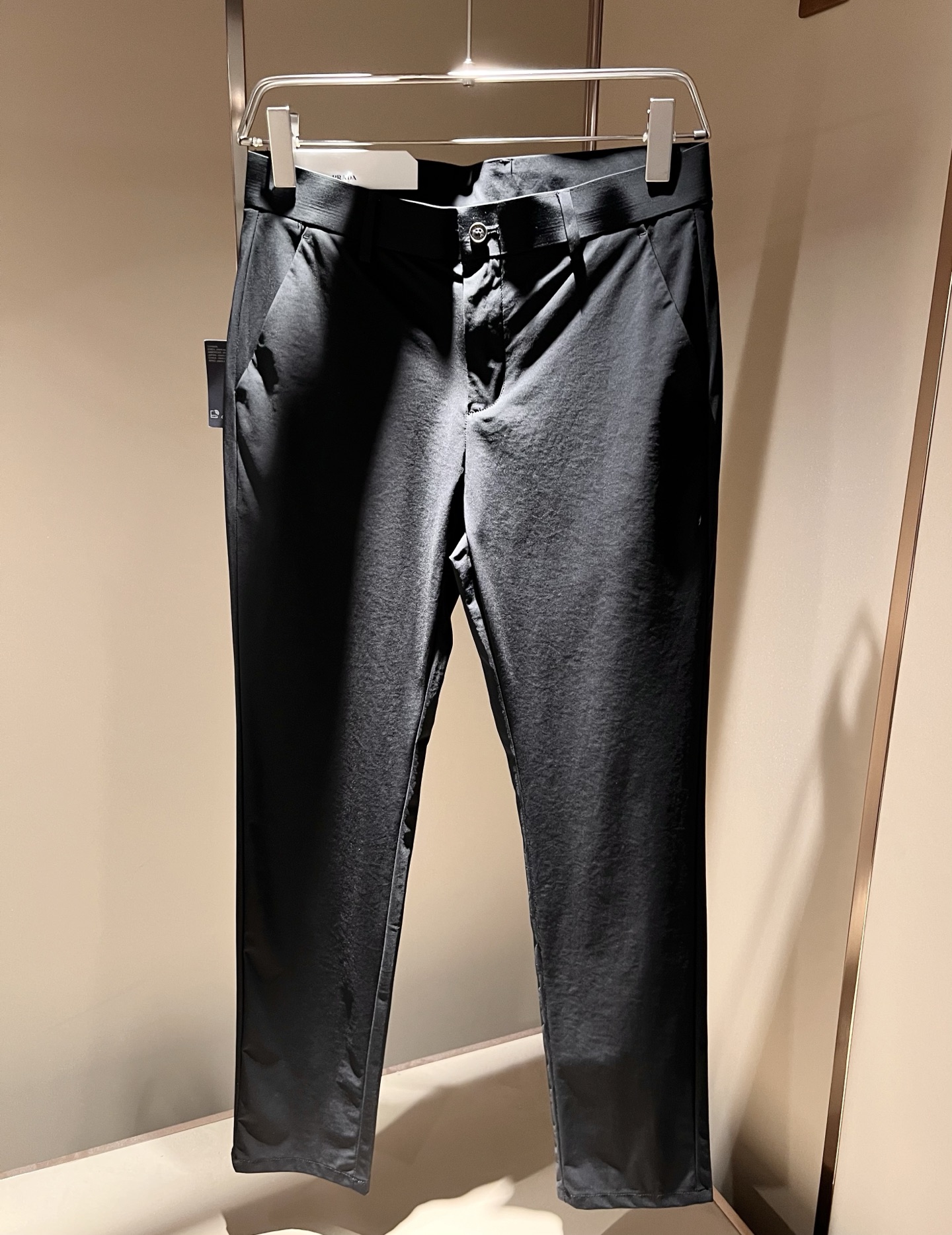 PRA*DA 普*达 2025春夏新款氨纶混纺百搭西裤，男士经典商务休闲基础长裤西裤！贸易公司渠道稀出，