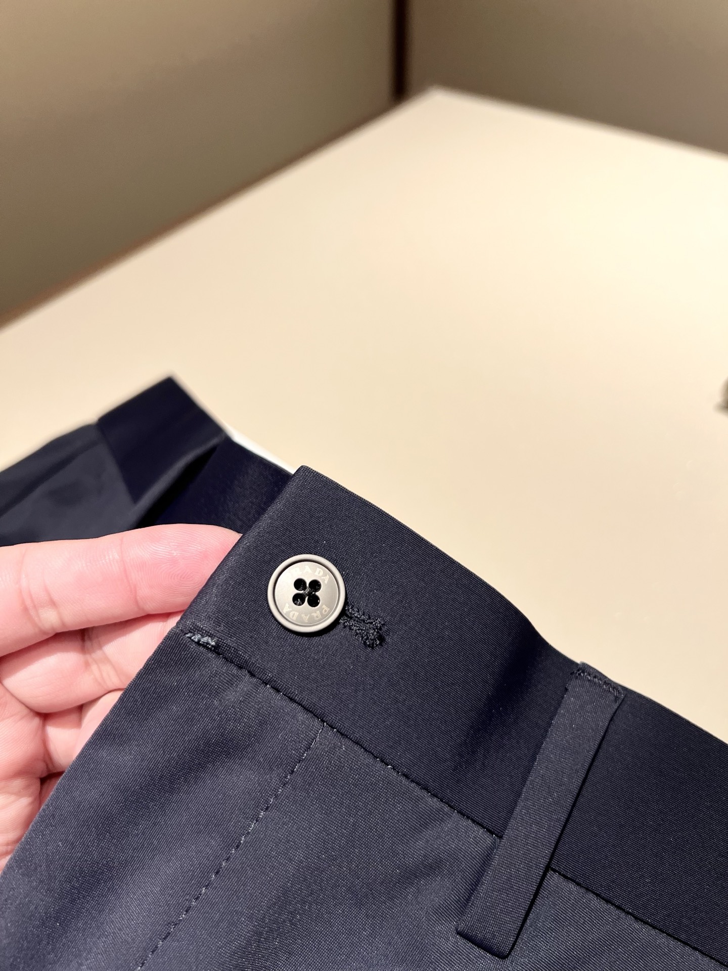 PRA*DA 普*达 2025春夏新款氨纶混纺百搭西裤，男士经典商务休闲基础长裤西裤！贸易公司渠道稀出，