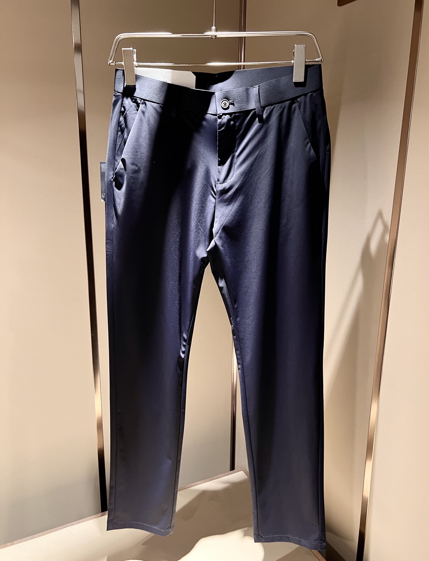 PRA*DA 普*达 2025春夏新款氨纶混纺百搭西裤，男士经典商务休闲基础长裤西裤！贸易公司渠道稀出，