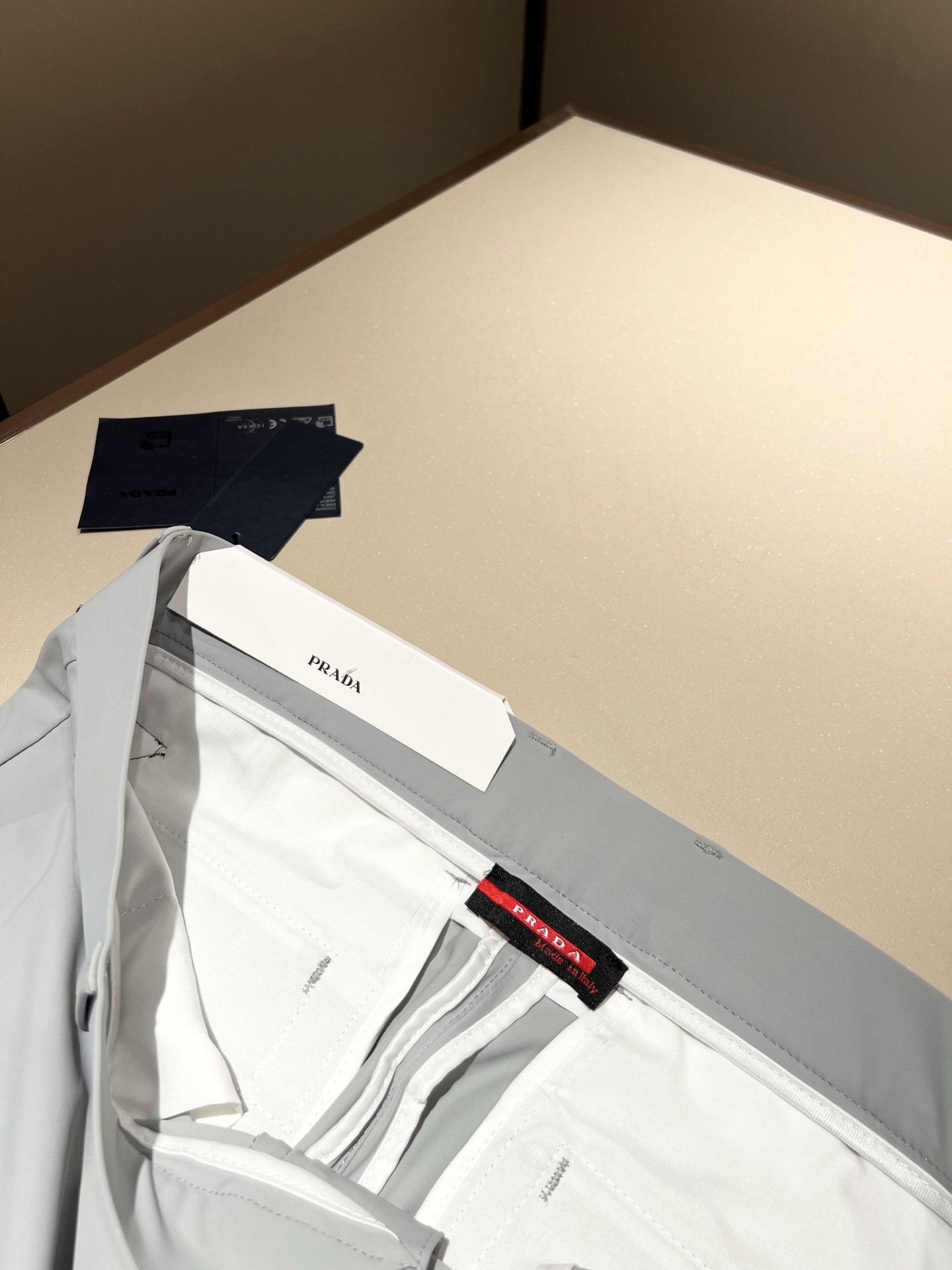 PRA*DA 普*达 2025春夏新款氨纶混纺百搭西裤，男士经典商务休闲基础长裤西裤！贸易公司渠道稀出，