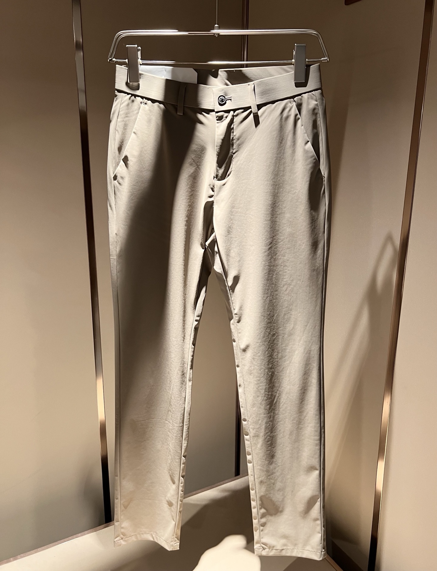 PRA*DA 普*达 2025春夏新款氨纶混纺百搭西裤，男士经典商务休闲基础长裤西裤！贸易公司渠道稀出，