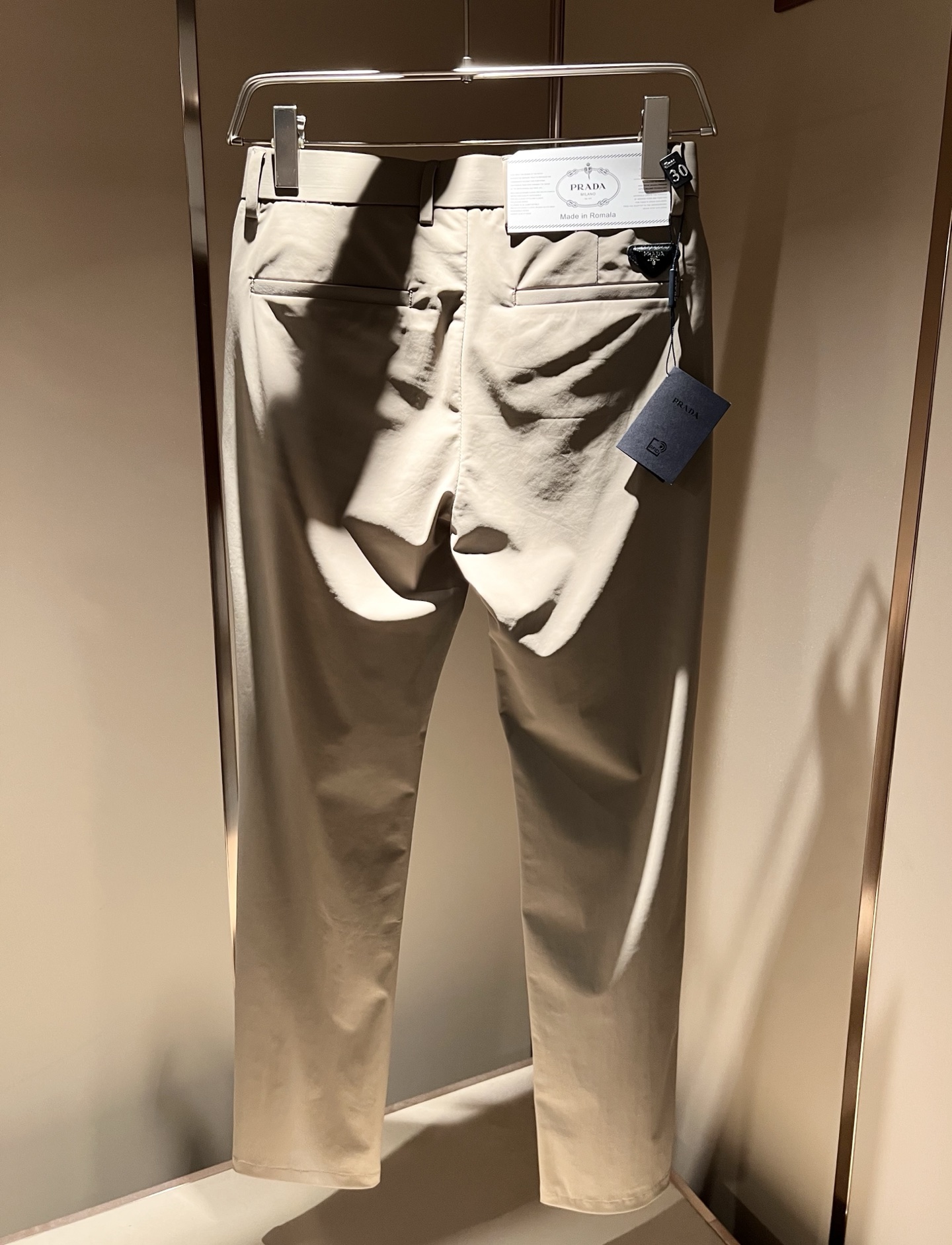 PRA*DA 普*达 2025春夏新款氨纶混纺百搭西裤，男士经典商务休闲基础长裤西裤！贸易公司渠道稀出，