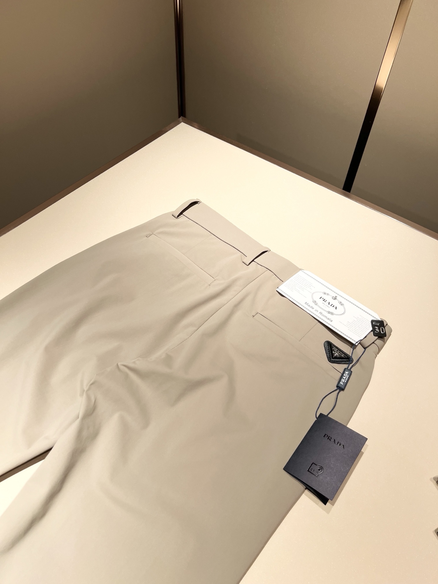 PRA*DA 普*达 2025春夏新款氨纶混纺百搭西裤，男士经典商务休闲基础长裤西裤！贸易公司渠道稀出，