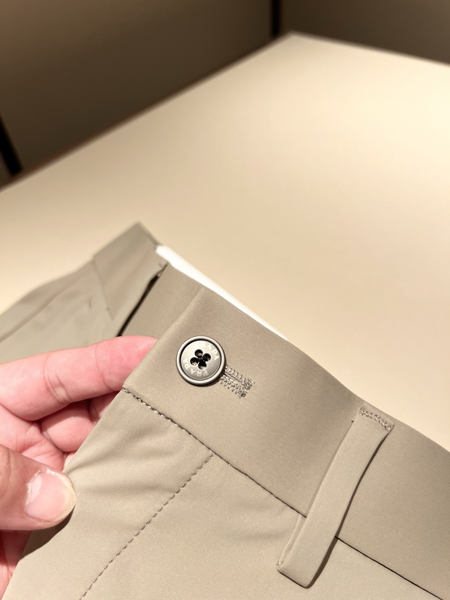 PRA*DA 普*达 2025春夏新款氨纶混纺百搭西裤，男士经典商务休闲基础长裤西裤！贸易公司渠道稀出，