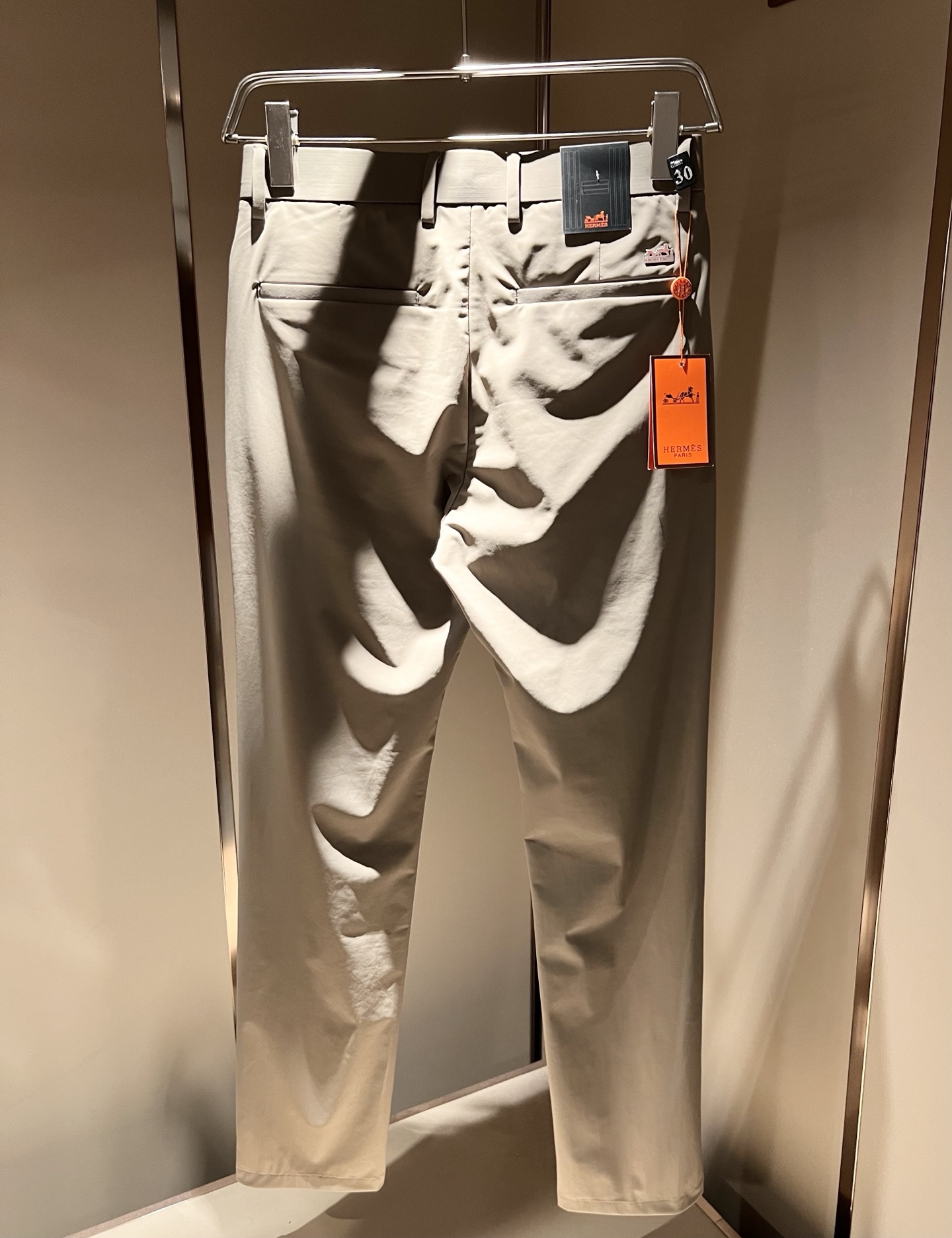 HERM*S 爱*仕 2025春夏男士高端休闲西裤 海外贸易公司渠道订单 ！男士商务修身直筒西裤！上海恒