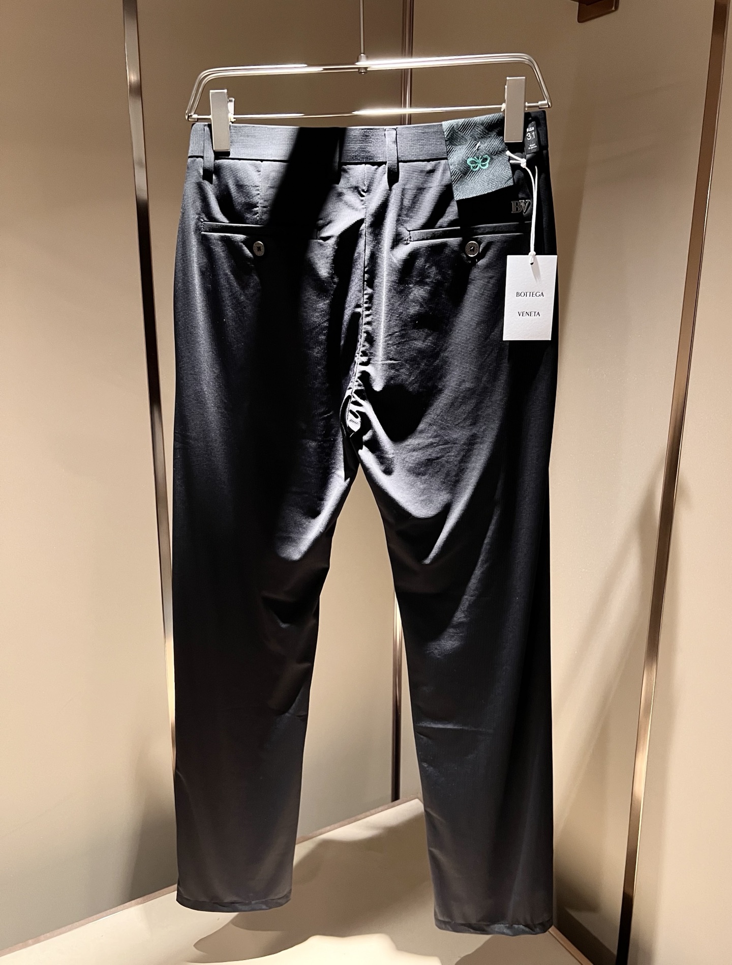 BottegaVen*ta宝碟家 贸易公司渠道订单 2025春夏新品男士时尚商务休闲直筒西裤， 顶级贸易