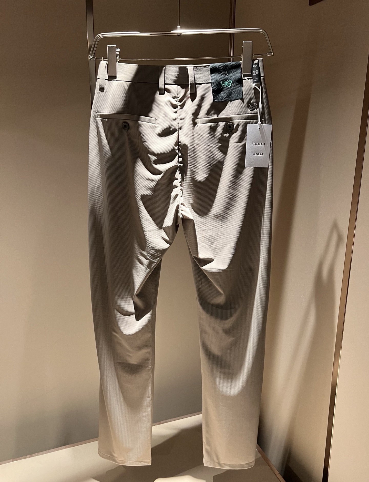 BottegaVen*ta宝碟家 贸易公司渠道订单 2025春夏新品男士时尚商务休闲直筒西裤， 顶级贸易