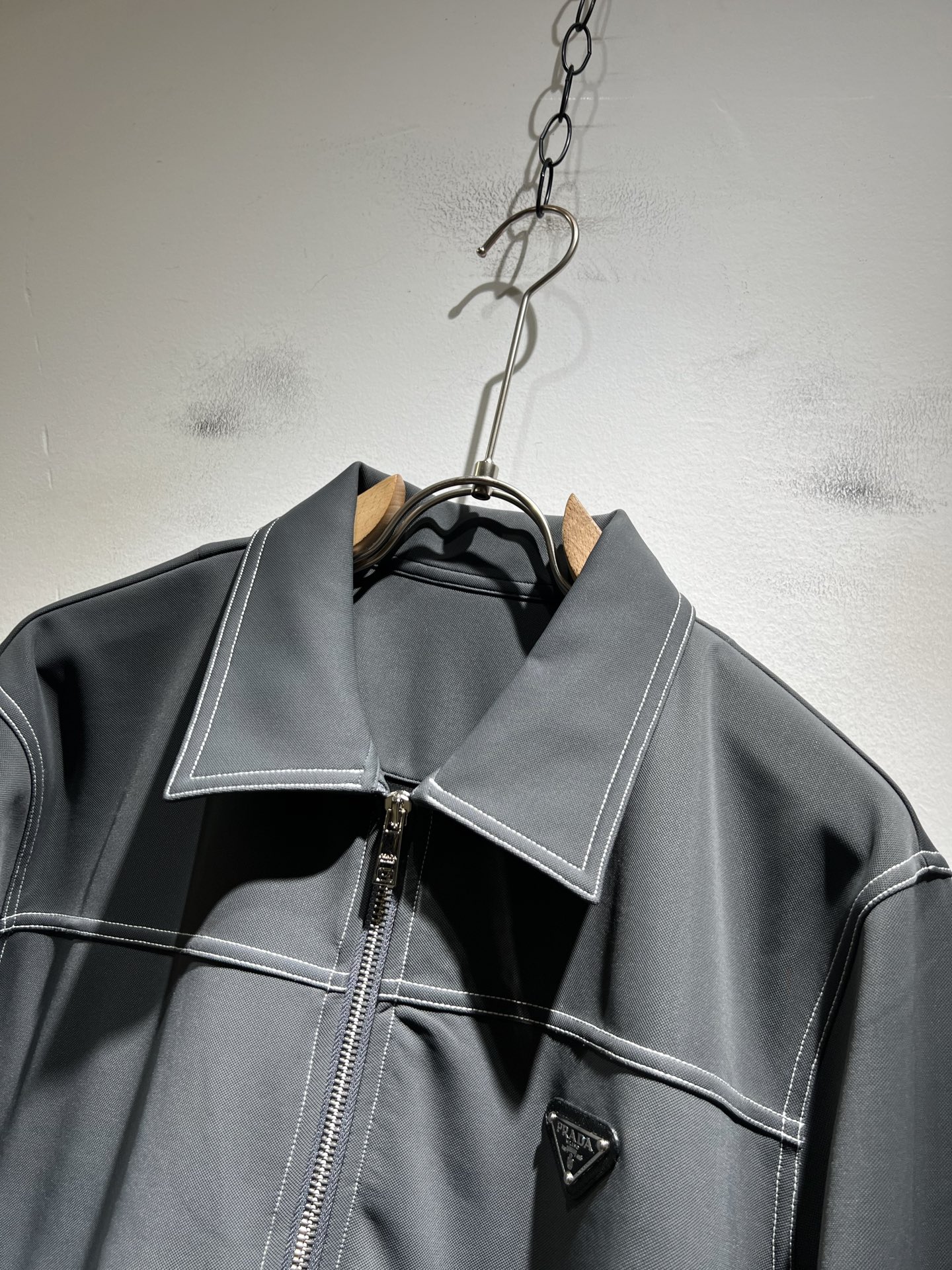 PRAD*A普*达2025秋冬休闲夹克外套，最新时尚休闲拉链夹克，时尚夹克外套!贸易公司渠道稀出，同步官