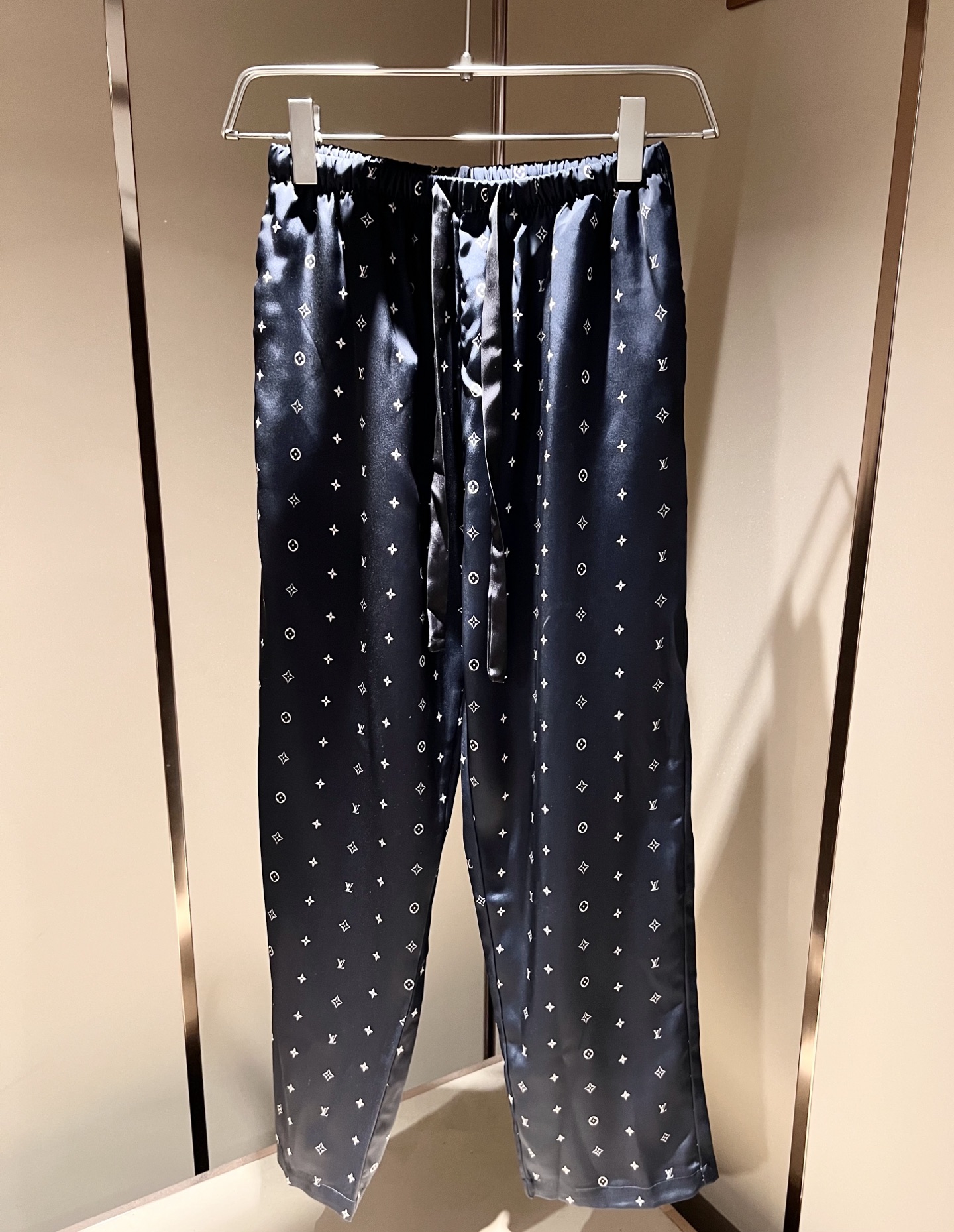 Louis Vuitton Monogram Silk Pajama Pants - Unisex Luxury Loungewear