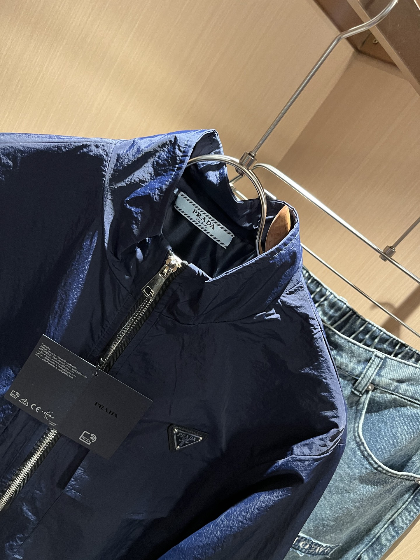 PRAD*A普*达2025秋冬休闲夹克外套，最新时尚休闲拉链夹克，时尚夹克外套!贸易公司渠道稀出，同步官