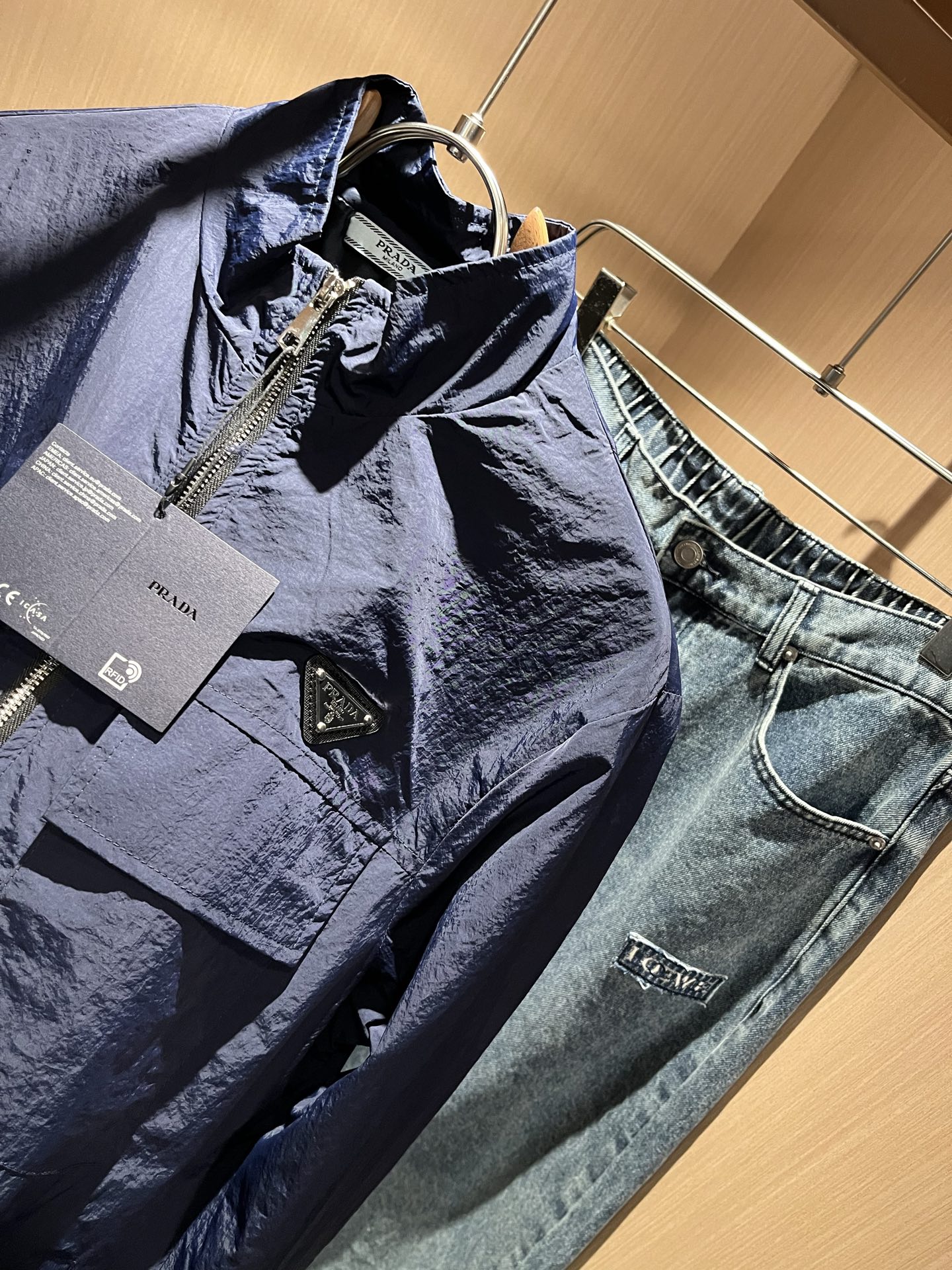 PRAD*A普*达2025秋冬休闲夹克外套，最新时尚休闲拉链夹克，时尚夹克外套!贸易公司渠道稀出，同步官