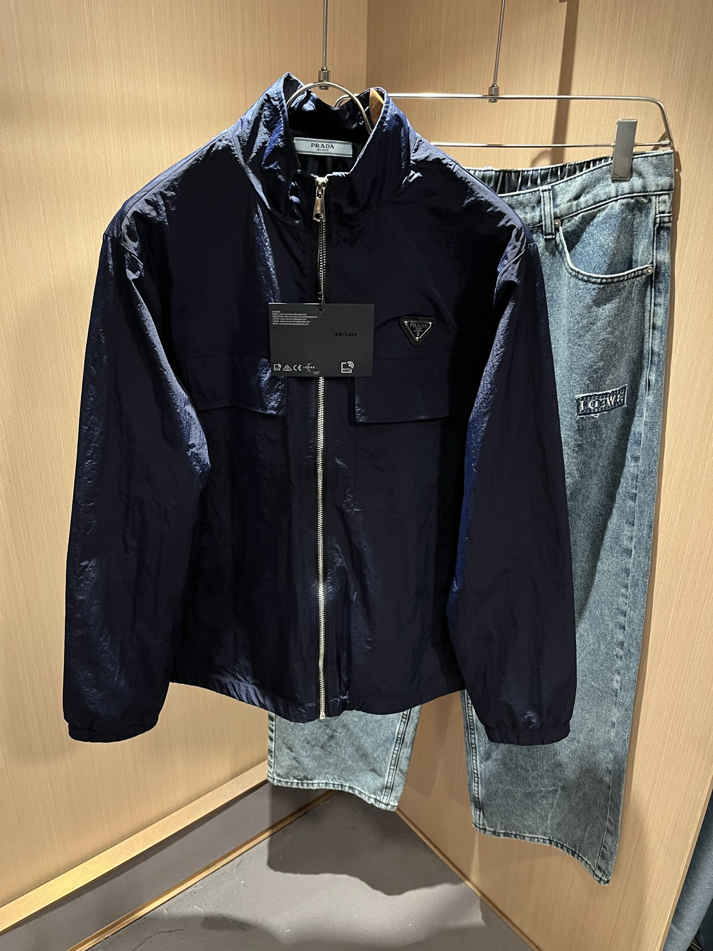 PRAD*A普*达2025秋冬休闲夹克外套，最新时尚休闲拉链夹克，时尚夹克外套!贸易公司渠道稀出，同步官