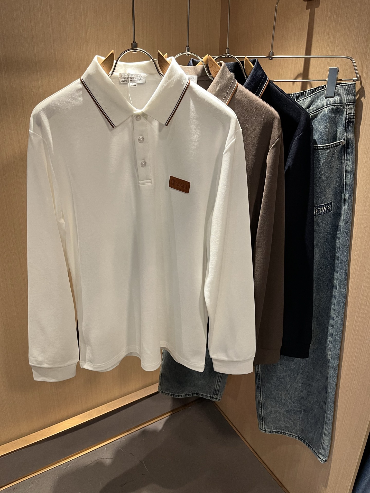 BC-Brunello Cucineli 2025秋季新款男士长袖Polo衫，众多明星都爱穿的时尚百搭单