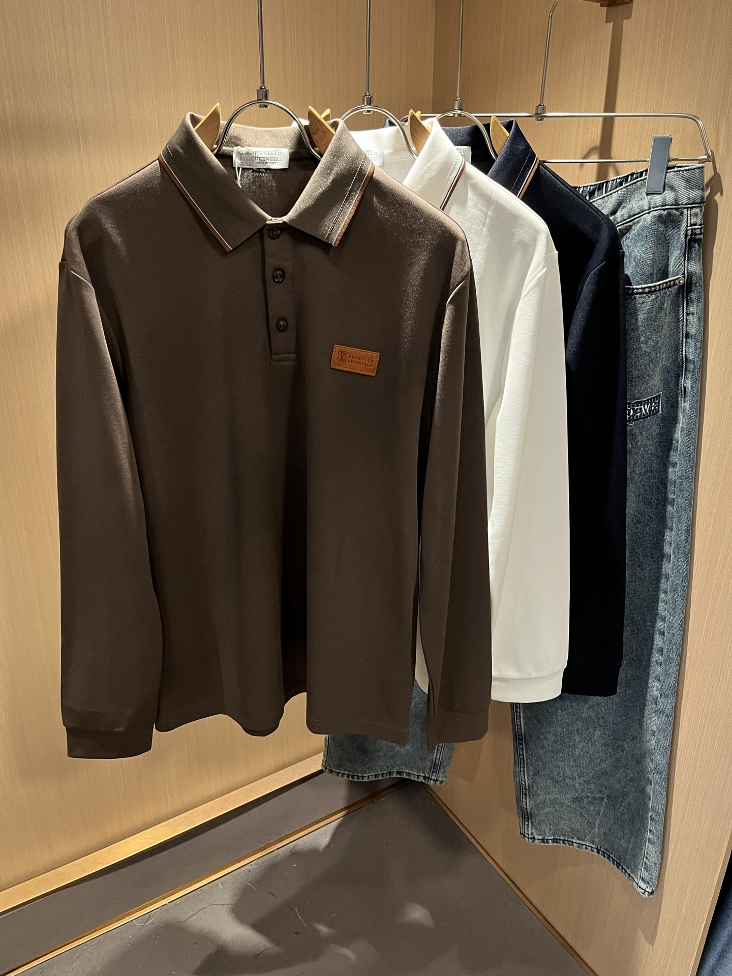 BC-Brunello Cucineli 2025秋季新款男士长袖Polo衫，众多明星都爱穿的时尚百搭单