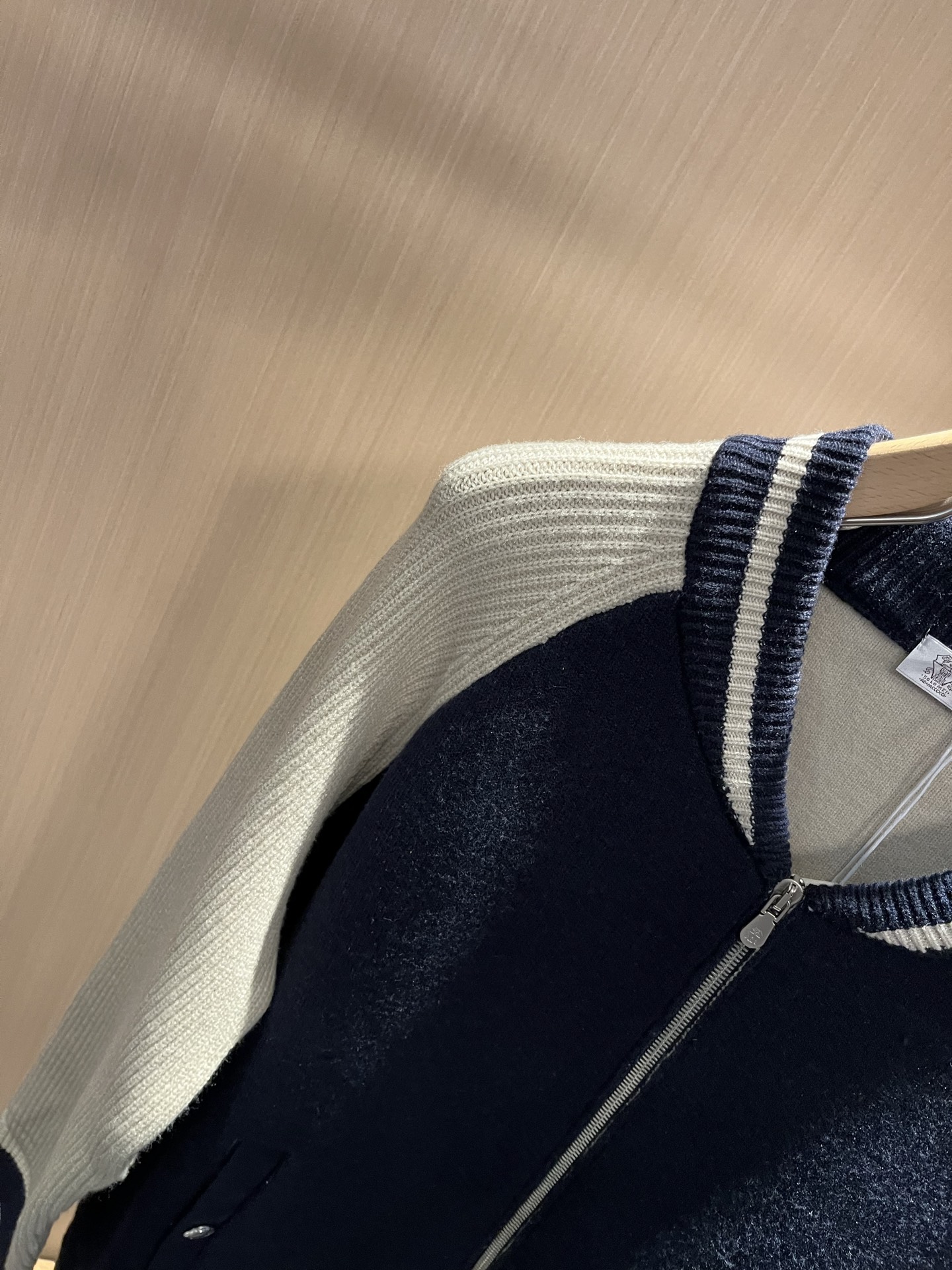 BC-Brunello Cucineli 2025秋冬新款针织羊毛夹克外套，最新时尚潮流效果,时尚新韵味