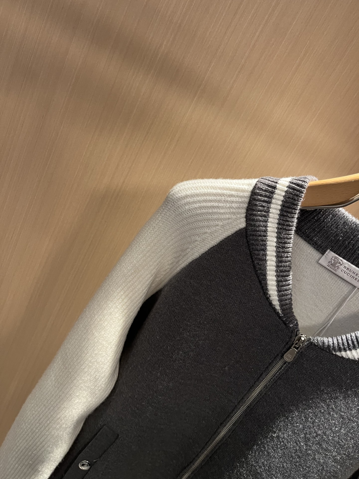 BC-Brunello Cucineli 2025秋冬新款针织羊毛夹克外套，最新时尚潮流效果,时尚新韵味