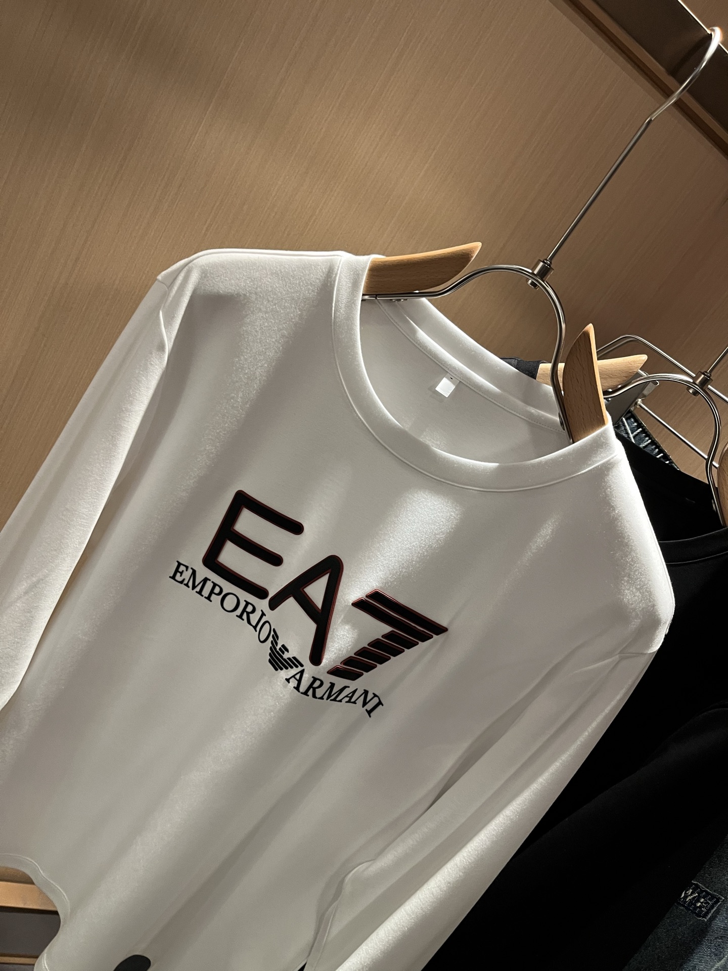 Arman阿*尼2025秋冬新款男女同款👫休闲长袖打底衫，原单代工厂订单，胸前标志😊logo压胶设计！简